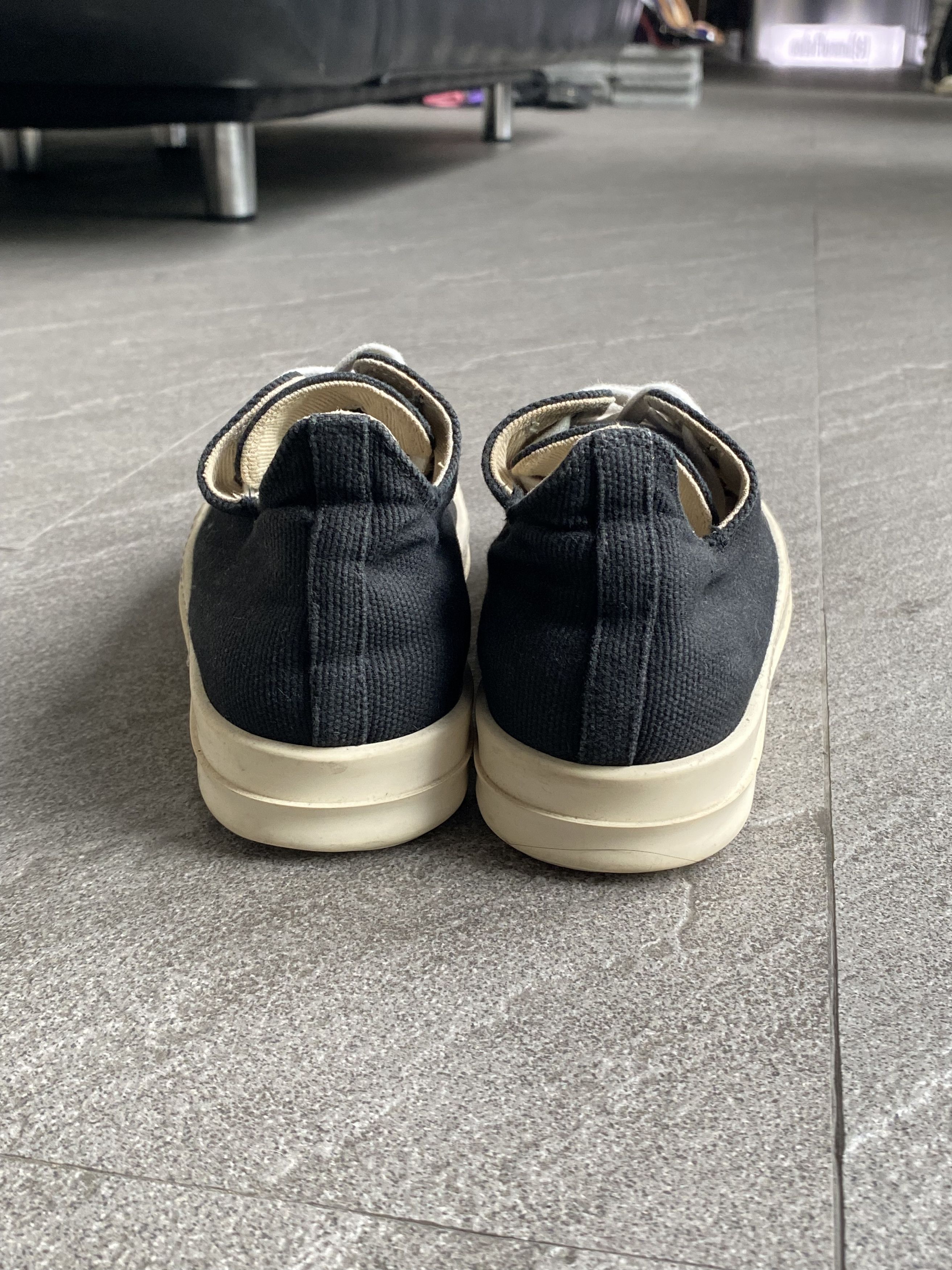 Rick Owens Drkshdw Rick Owens DRKSHDW Low Ramones Black Canvas Size US 5.5 / IT 35.5 - 8 Thumbnail