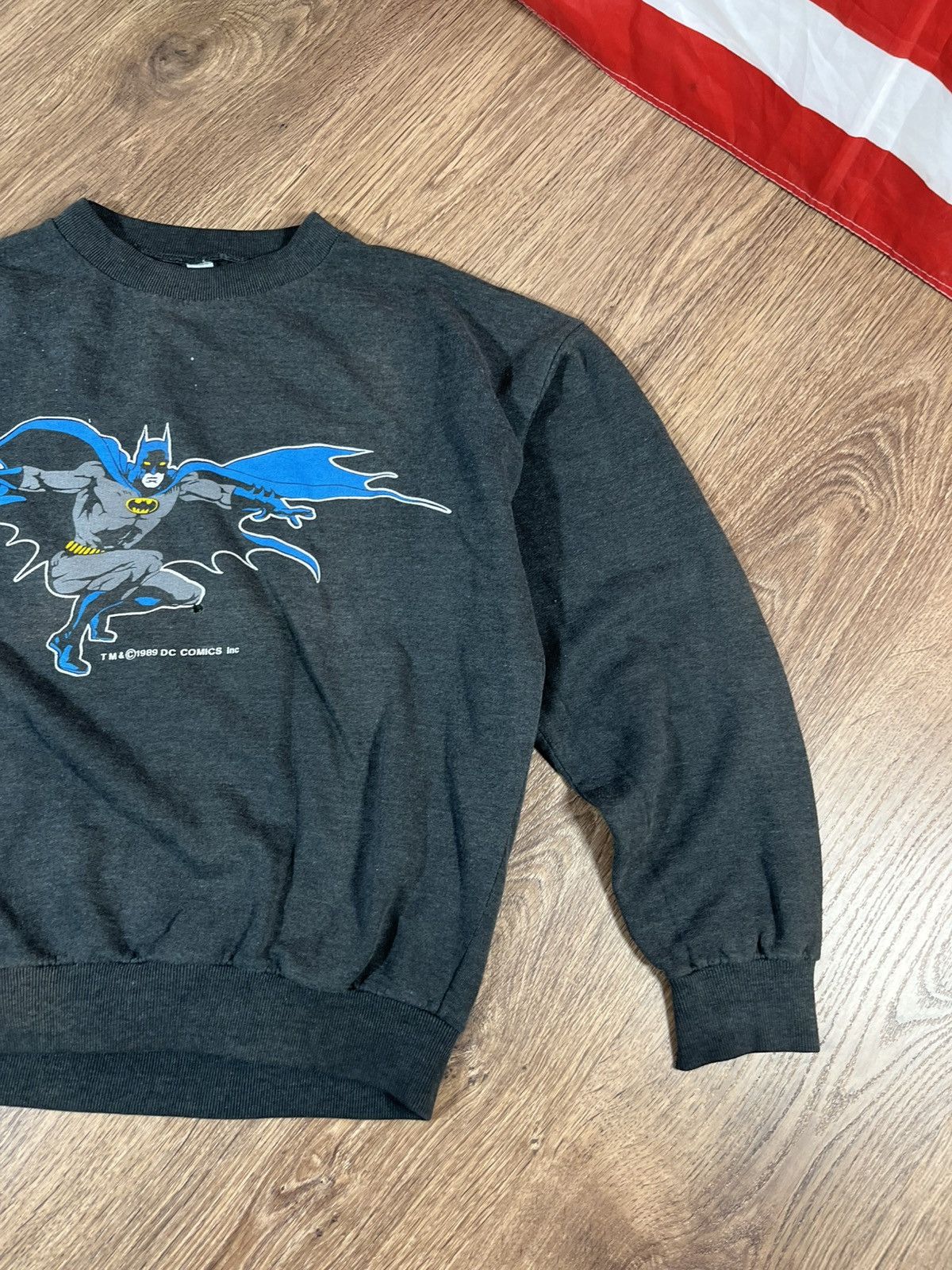 Vintage Vintage 1989 DC Comics Batman Rare Sweatshirt Size US L / EU 52-54 / 3 - 3 Thumbnail