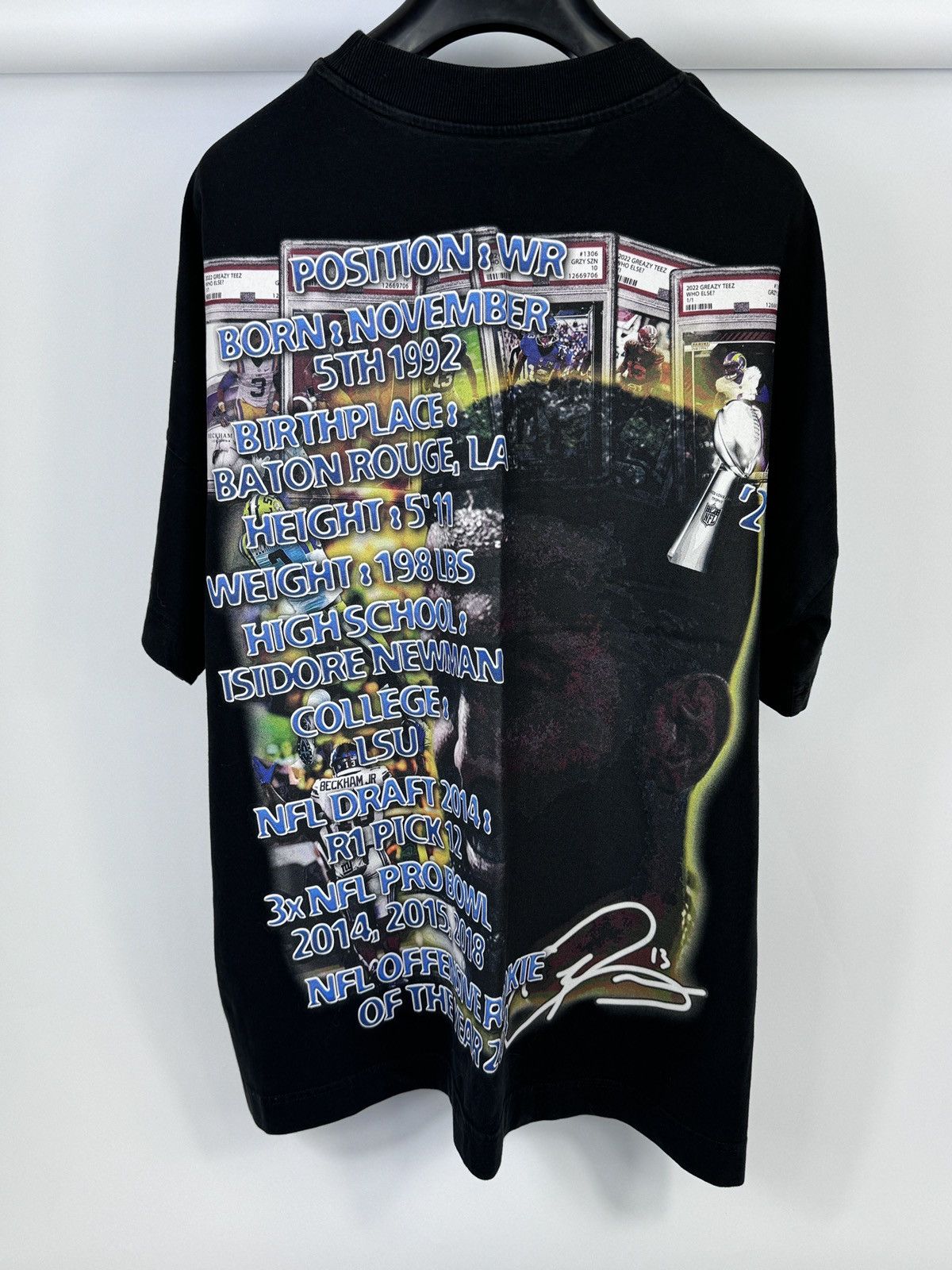 Other CRAZY TEES ODELL BECKHAM JR PRINT T-SHIRT Size US XXL / EU 58 / 5 - 2 Thumbnail
