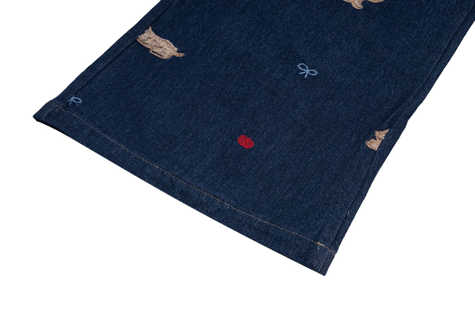 Jean American retro dachshund embroidered straight jeans for men Size US 32 / EU 48 - 5 Thumbnail