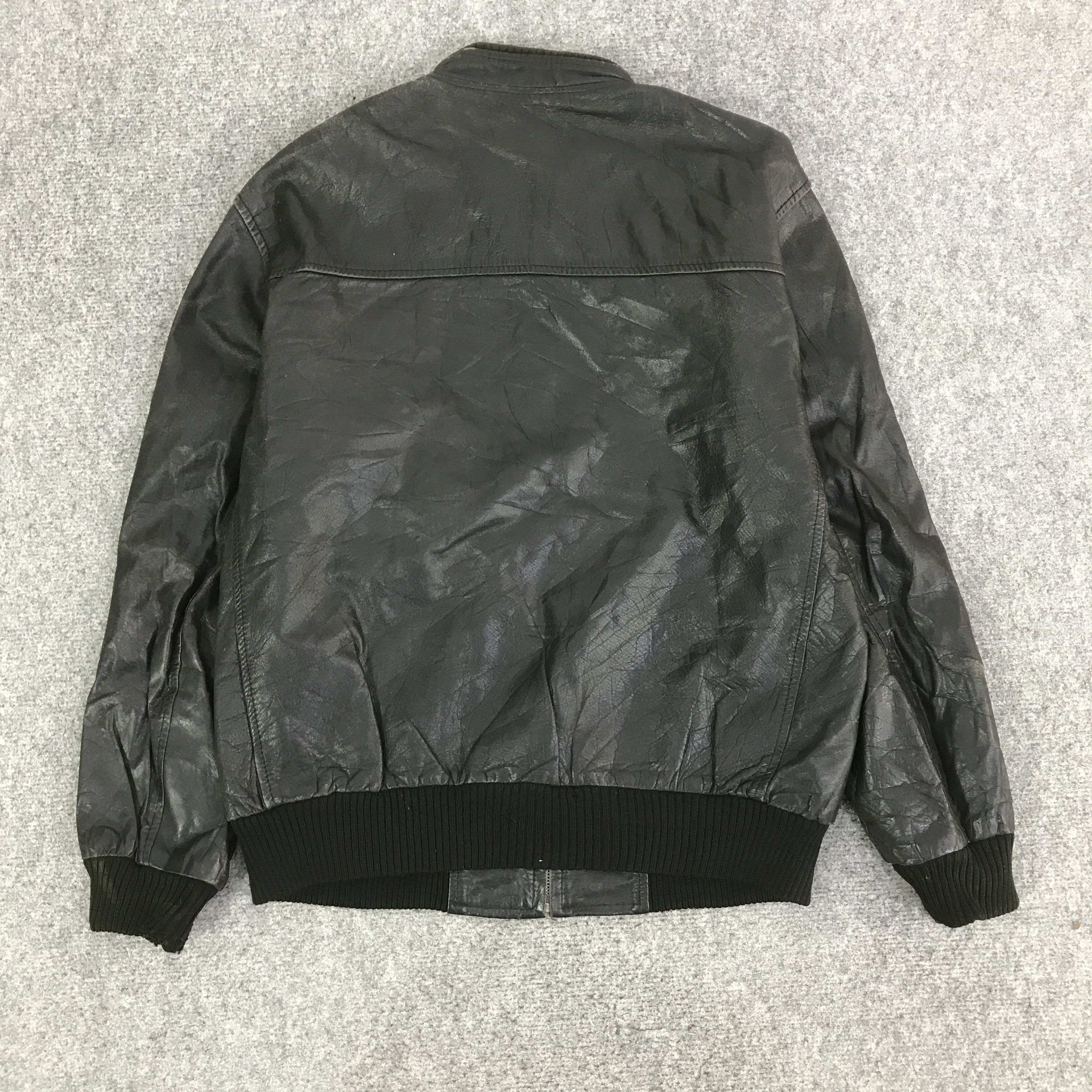 Japanese Brand JAPANESE BRAND LEATHER BOMBER JACKET K123B20 Size US M / EU 48-50 / 2 - 3 Thumbnail