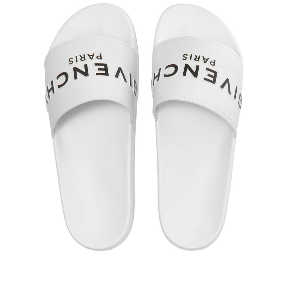 Givenchy o1srvl11e1225 Rubber Slides in White Size US 12 / EU 45 - 5 Thumbnail
