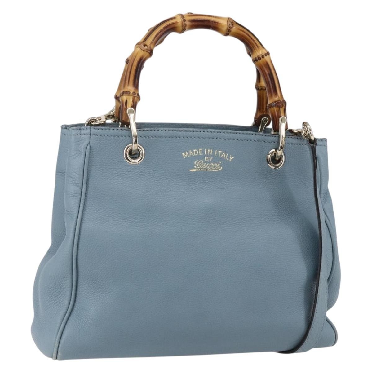 Gucci Gucci Bamboo Shopper Tote Leather Size ONE SIZE - 1 Thumbnail