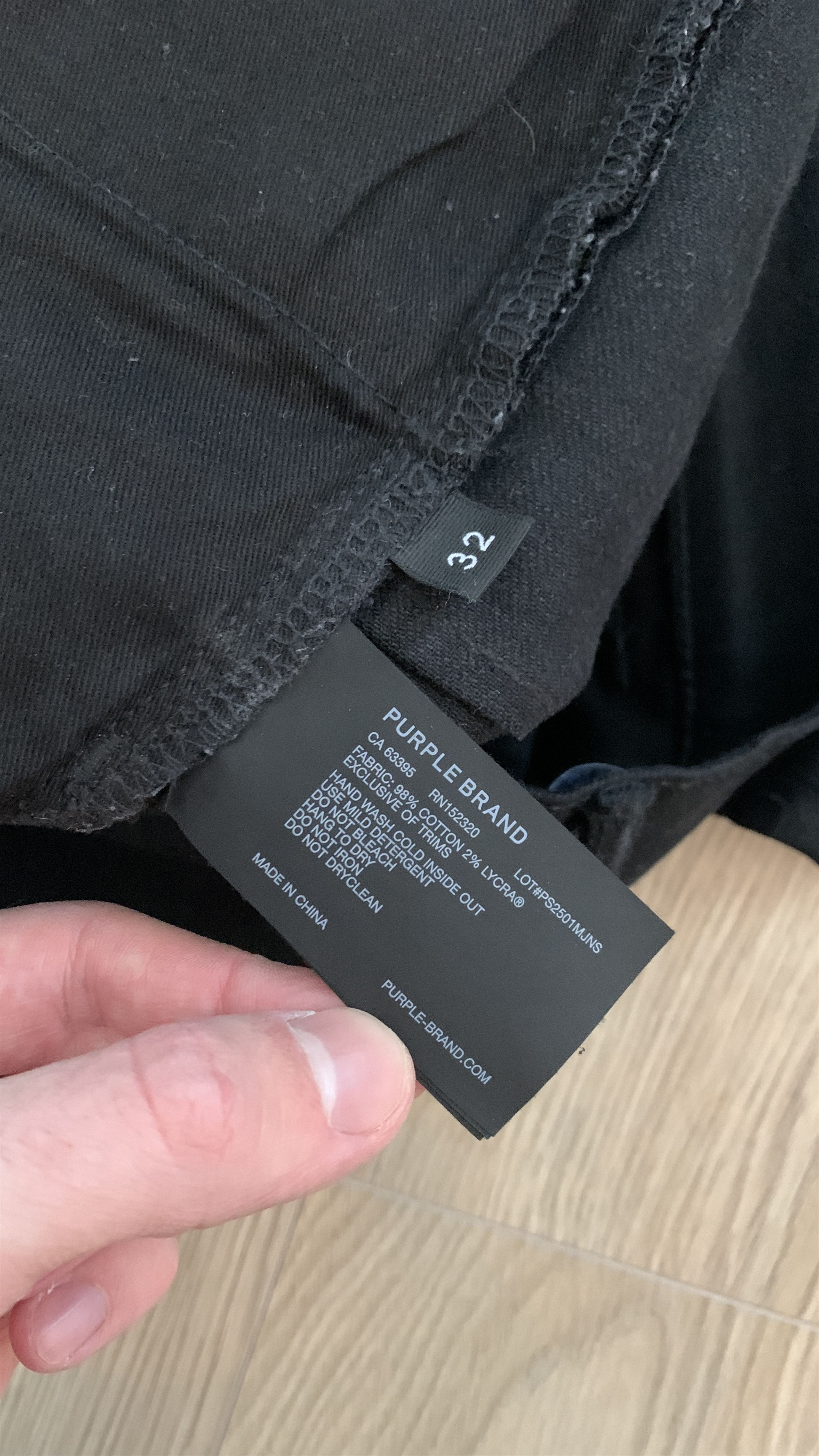 Purple Brand Raw Flare Jeans Size US 32 / EU 48 - 7 Thumbnail