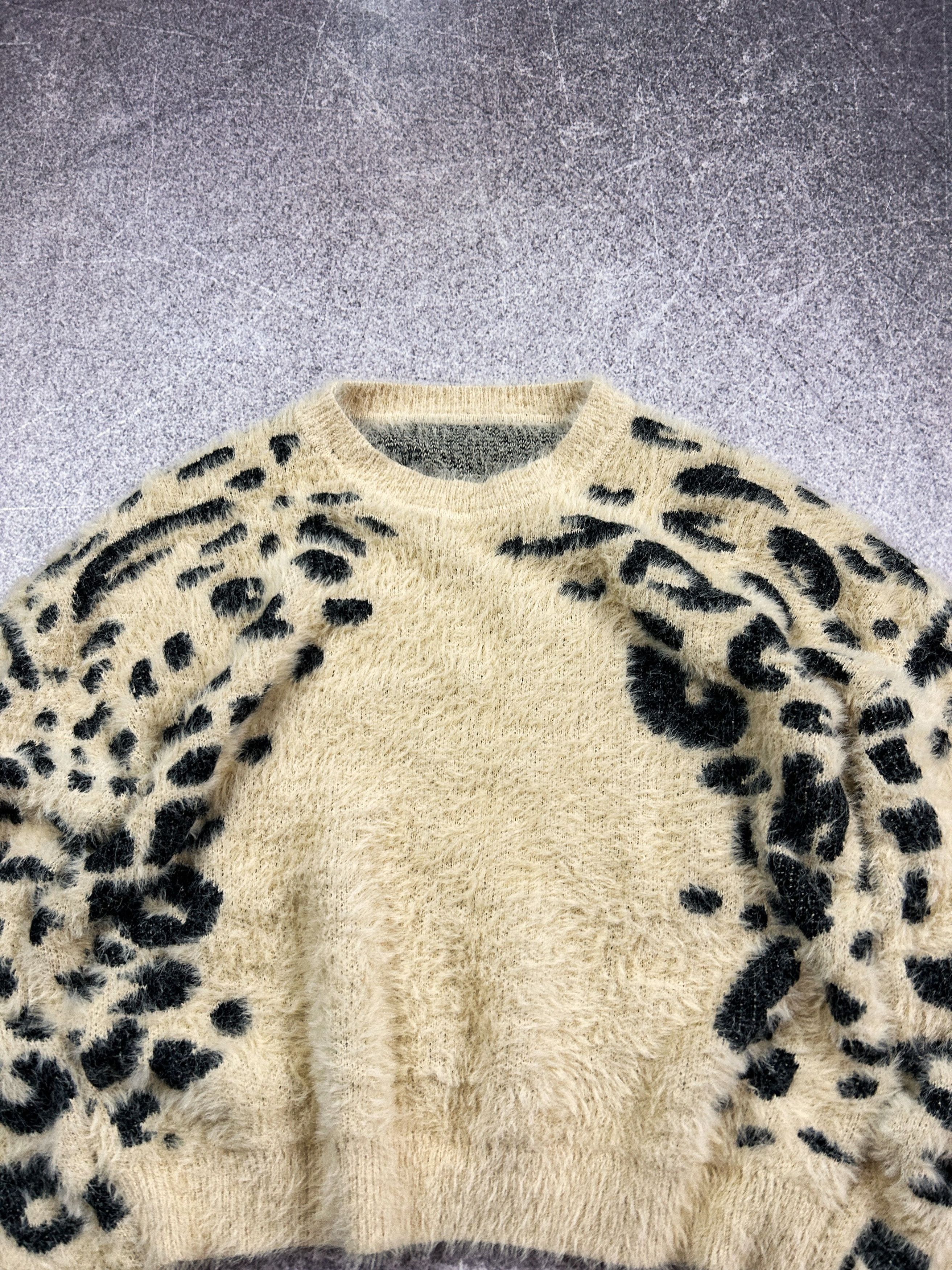 Vintage Vintage Y2K Mohair Teddy Grass Cropped Sweater Cutie Style Size US M / EU 48-50 / 2 - 3 Thumbnail