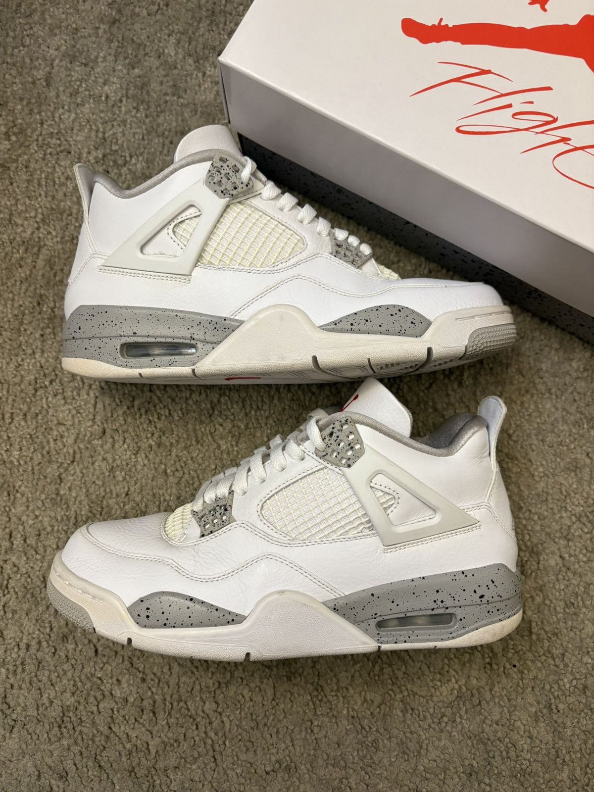 Jordan Brand Air Jordan 4 White Oreo Size US 9 / EU 42 - 2 Thumbnail