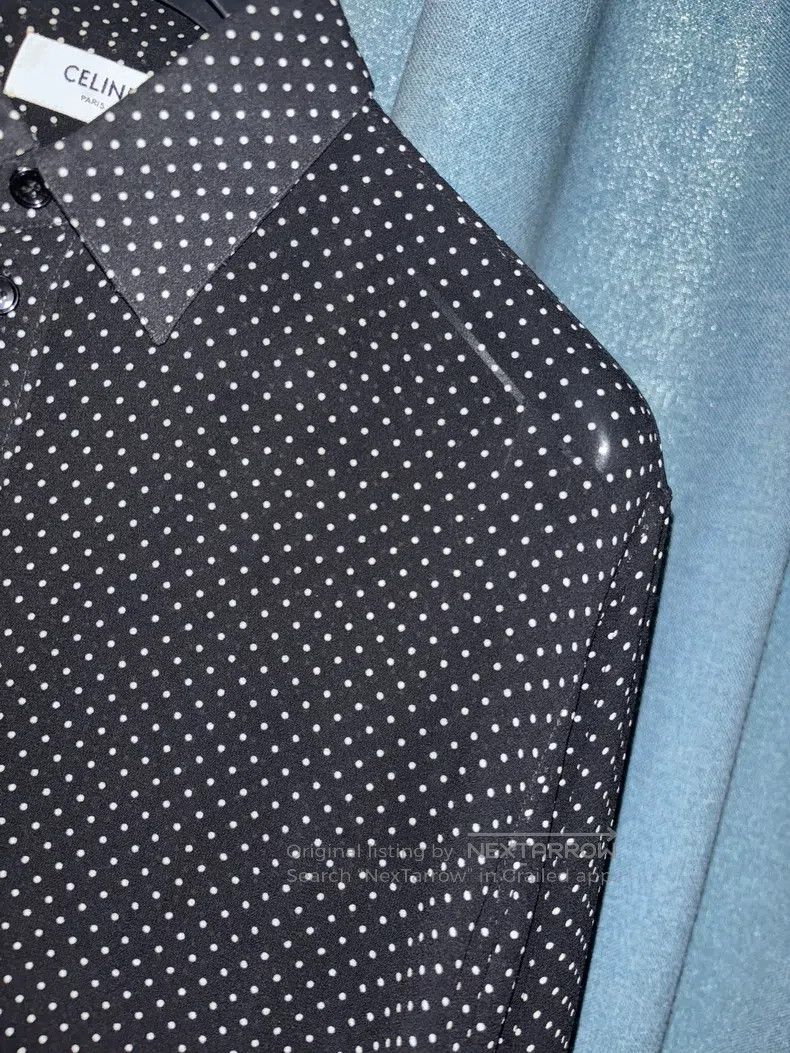 Celine CELINE Small Polka Dot Shirt Size XS / US 0-2 / IT 36-38 - 3 Thumbnail