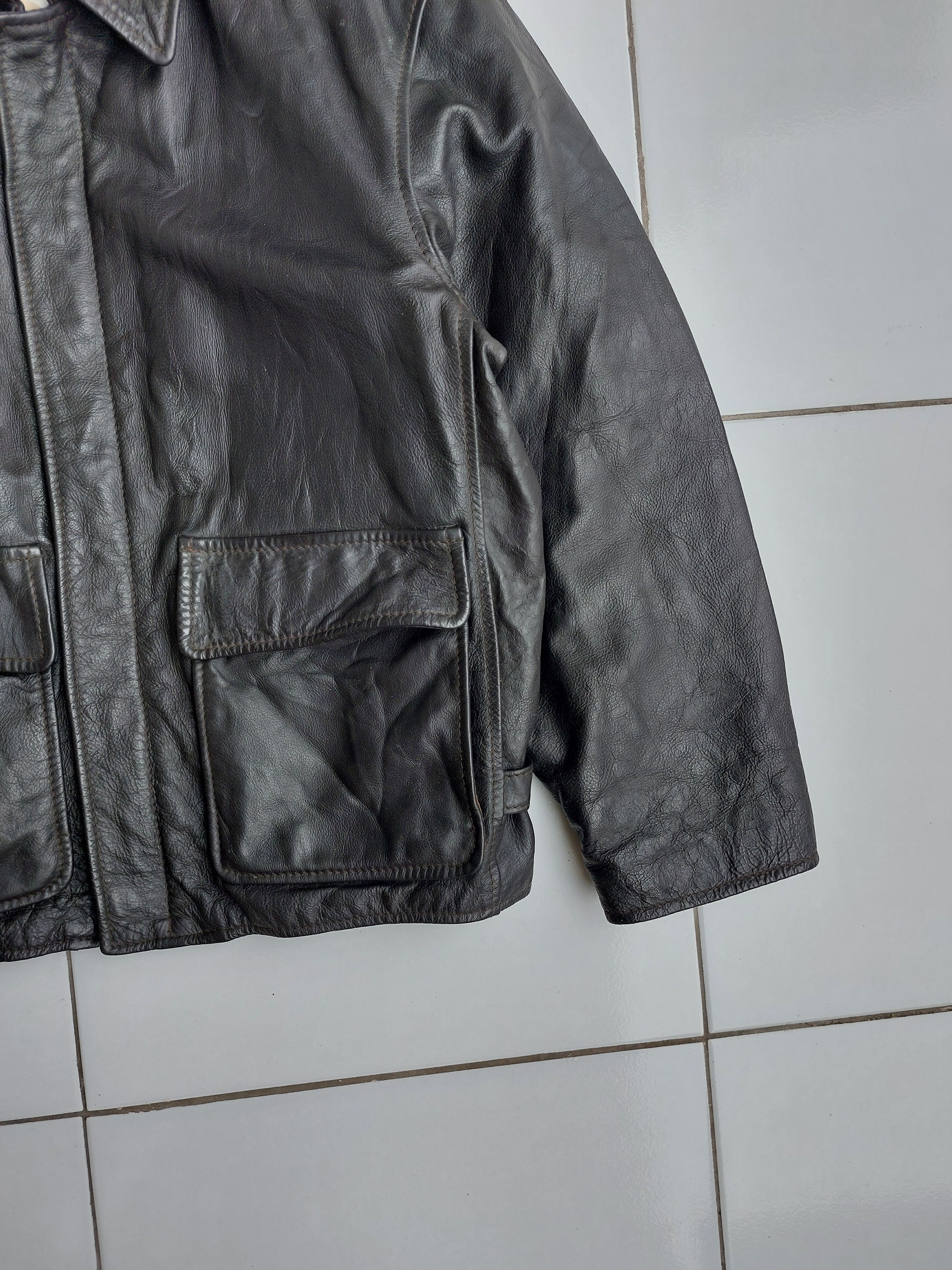 Vintage Mc Clures Vintage Leather Jacket Size US L / EU 52-54 / 3 - 4 Thumbnail
