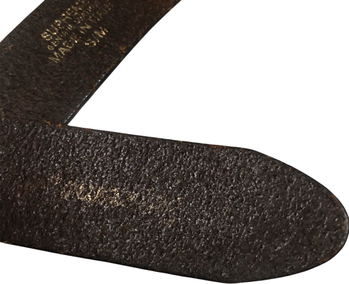 Supreme × Vintage VINTAGE SUPREME GENUINE LEATHER BELT UNISEX Size 30 - 13 Thumbnail