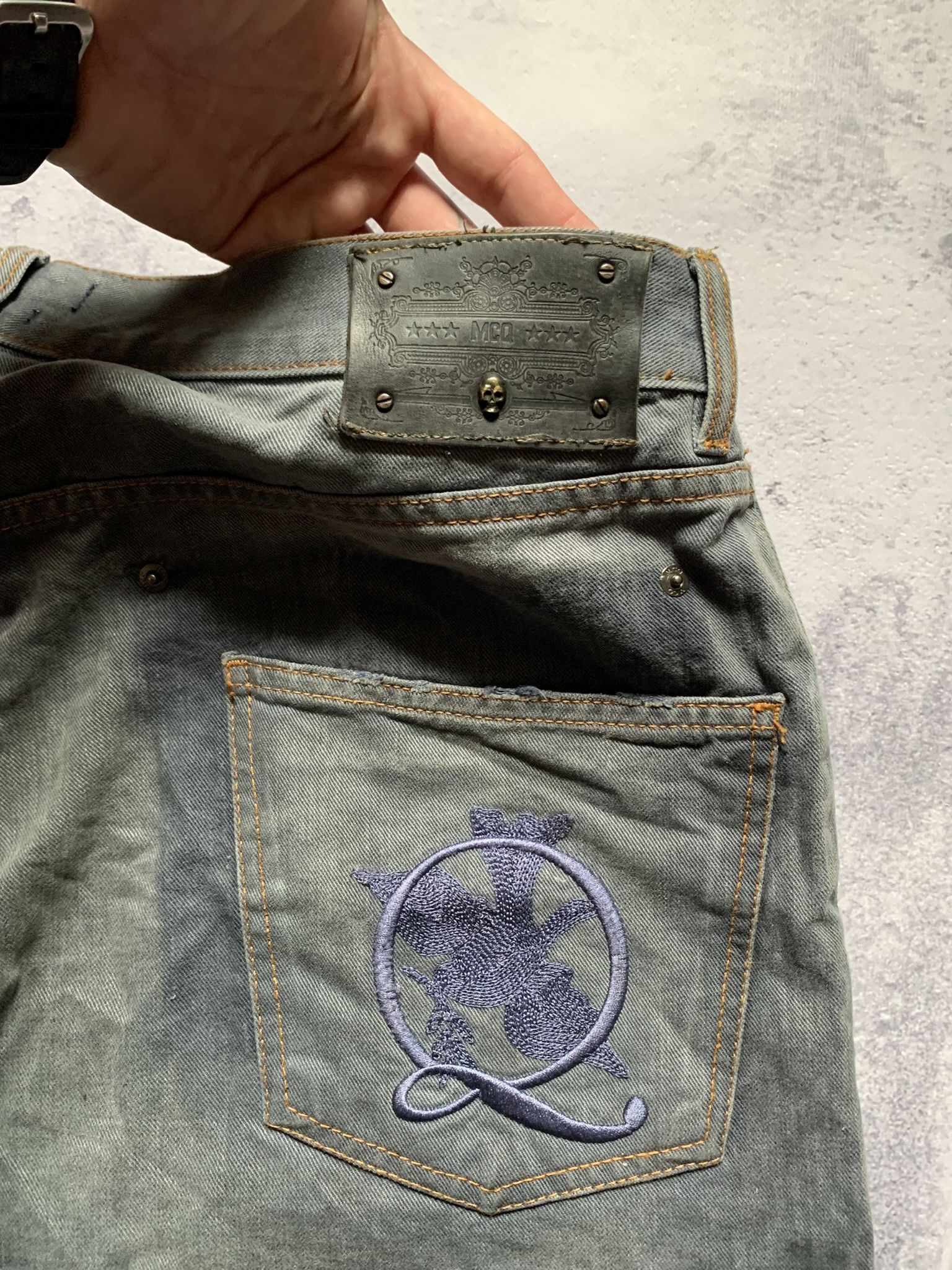 Alexander McQueen Vintage MCQ Alexander Mcqueen Swallow Pocket Jeans Size US 40 / EU 56 - 2 Thumbnail
