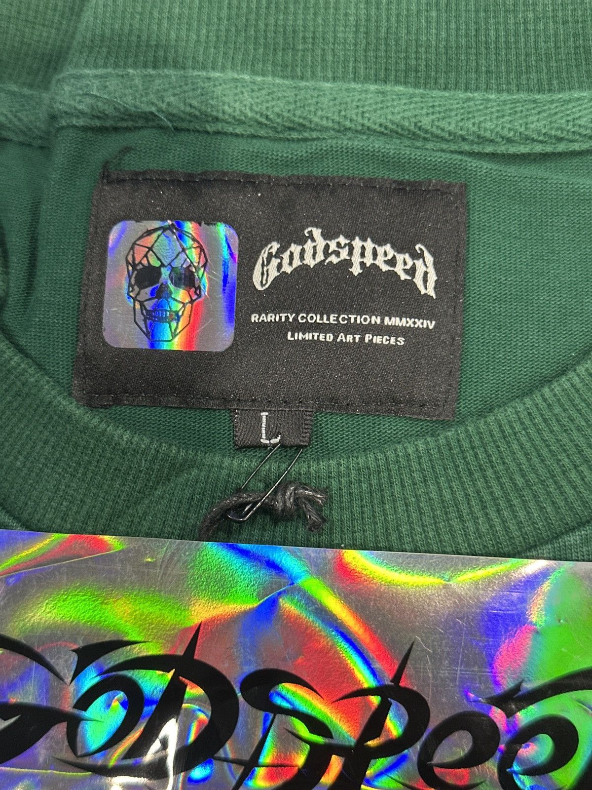 Godspeed Godspeed Morale Green Long Sleeve Size US L / EU 52-54 / 3 - 4 Thumbnail