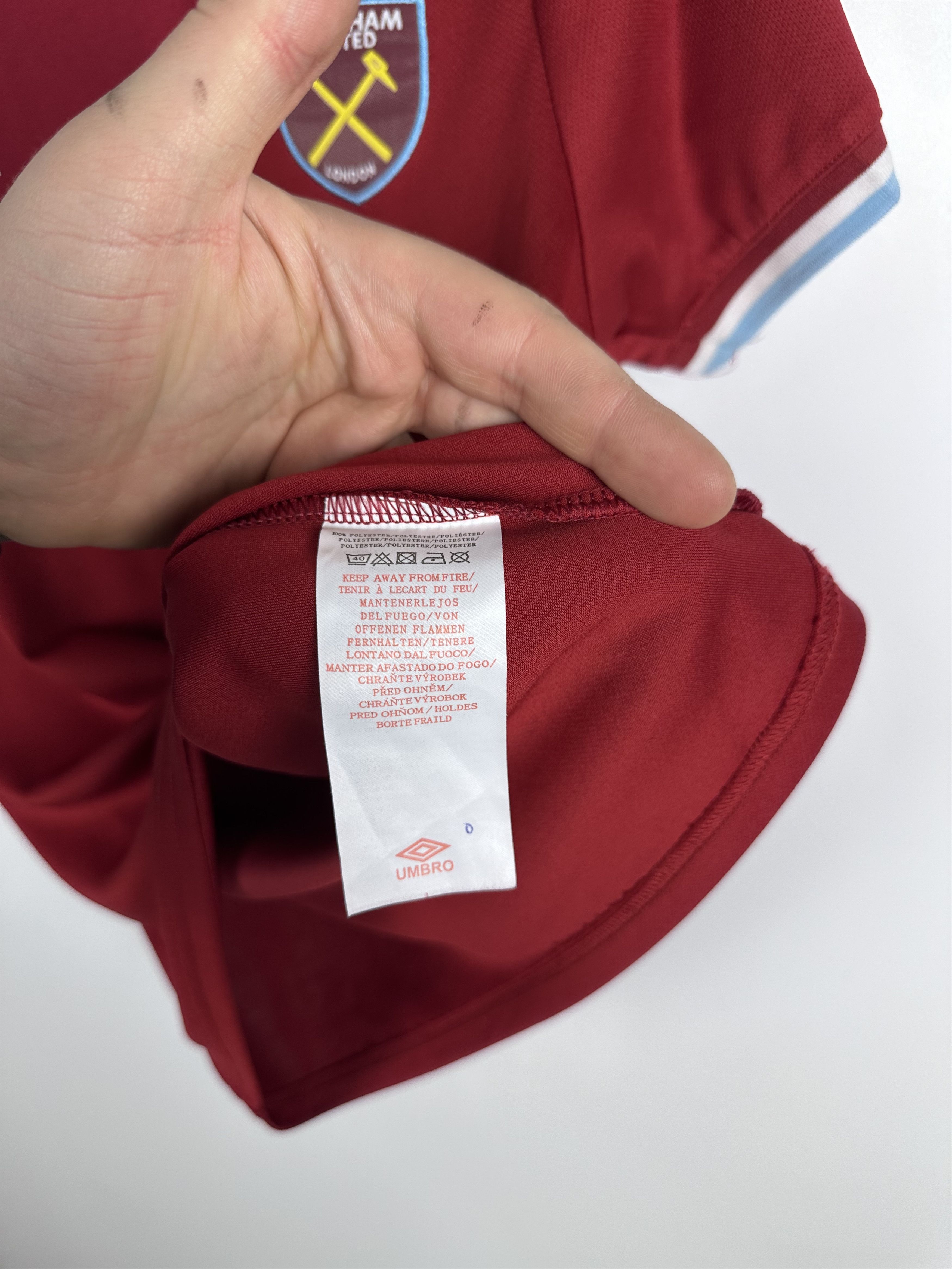 Umbro WEST HAM UNITED 2021 Football Jersey Umbro Youth Size 28 Size US XXS / EU 40 - 7 Thumbnail