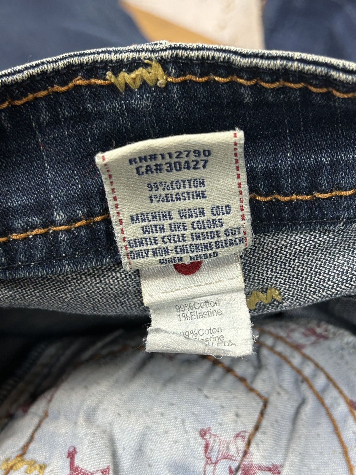 True Religion Vintage True Religion Johnny Big T Denim Jeans Size 26 Size 26" / US 2 / IT 38 - 10 Thumbnail