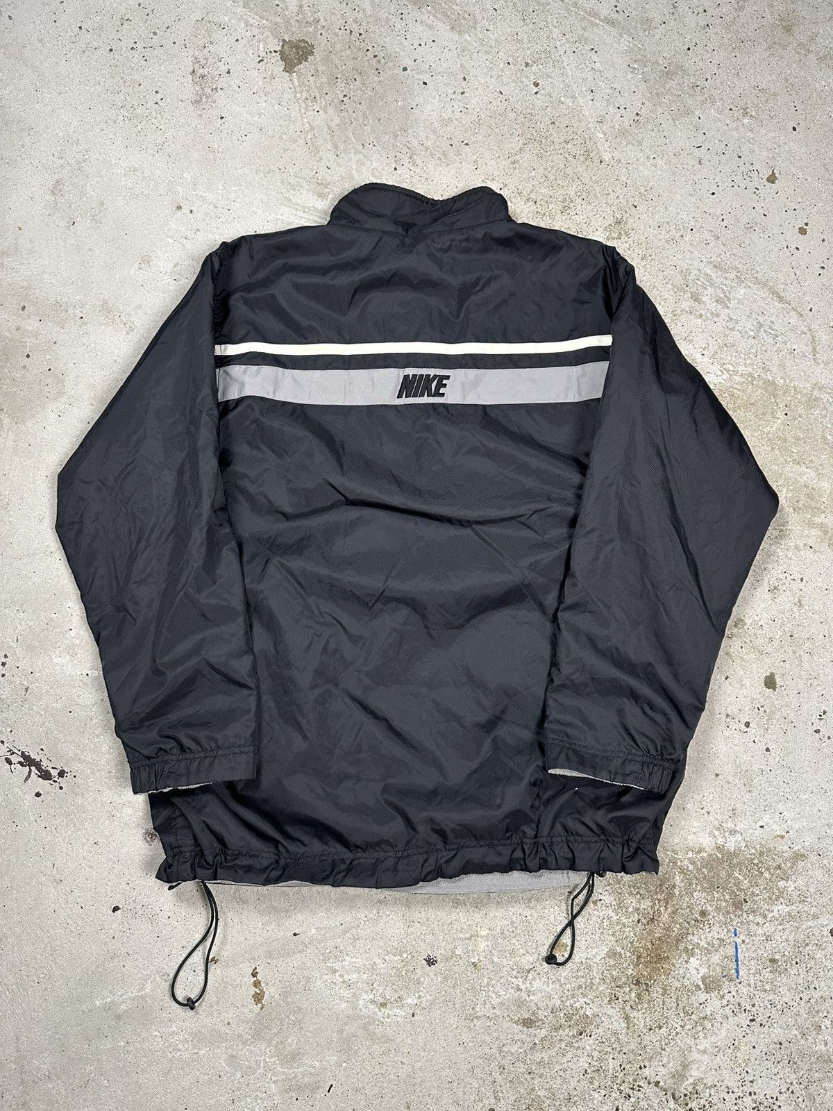 Nike Vintage Y2K Nike Reversible Anorak Jacket Fleece Swoosh rare Size US M / EU 48-50 / 2 - 2 Thumbnail