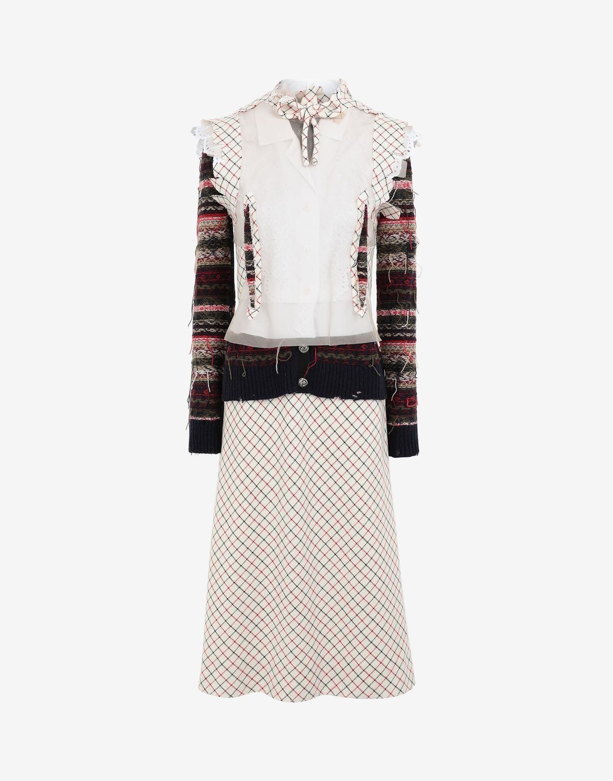 o1w1db10324 Shirt Dress in Multicolor