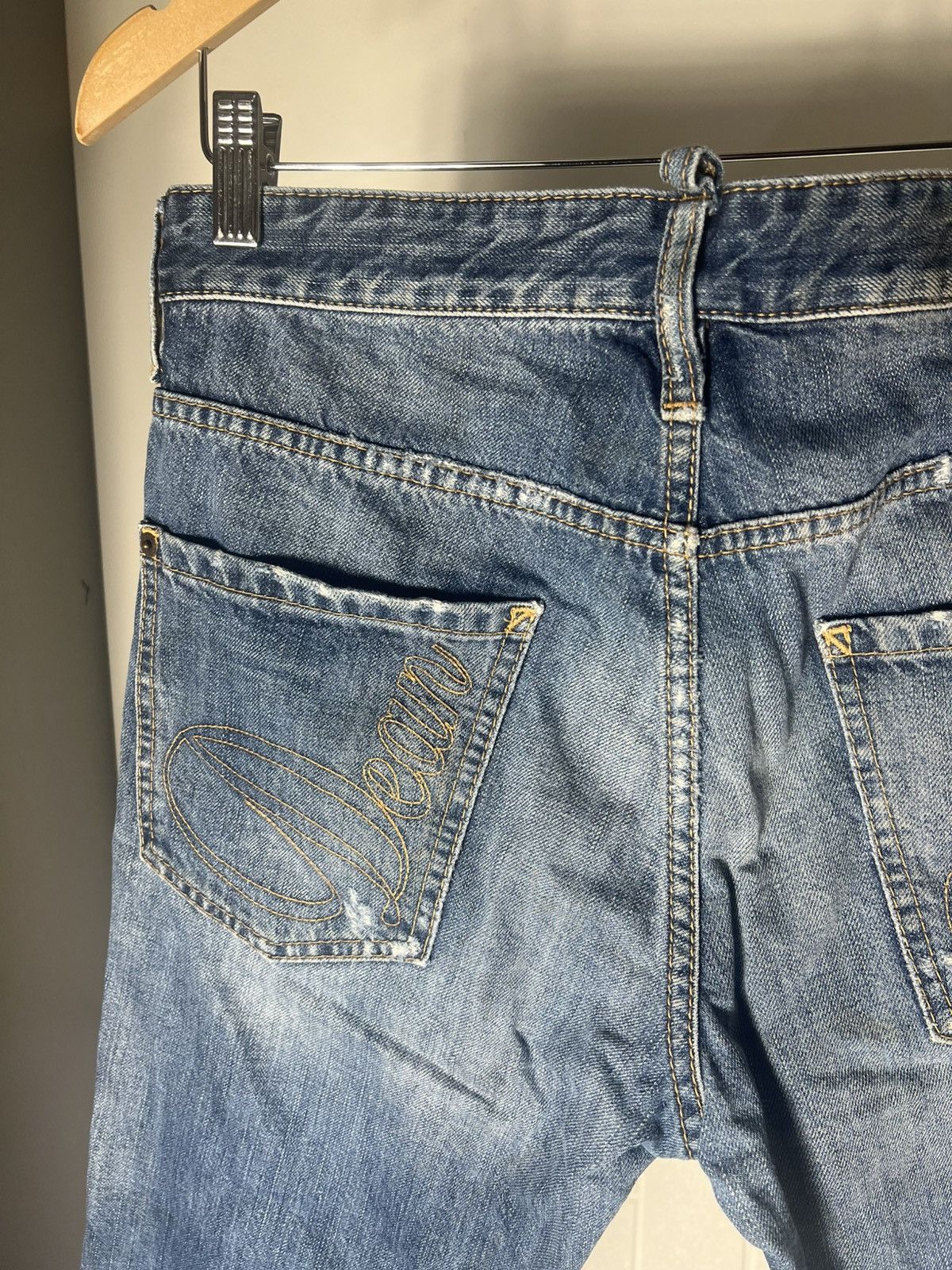 Dsquared2 × Vintage VERY RARE DSQUARED2 DENIM JEANS ITALIAN DESIGNER LUXURY Y2K Size US 32 / EU 48 - 16 Thumbnail