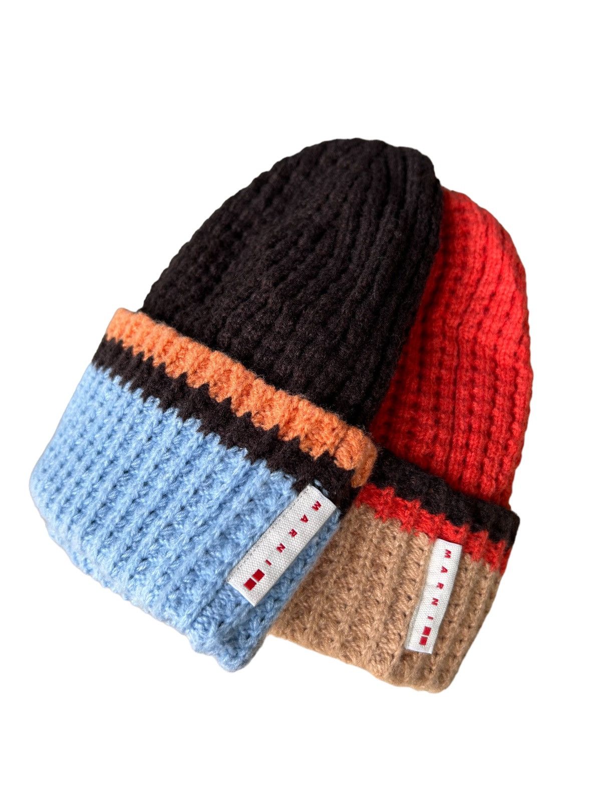 Marni × Uniqlo 🔥‼️Combo 2pcs Uniqlo x Marni popcorn knitted beanie unisex Size ONE SIZE - 1 Thumbnail