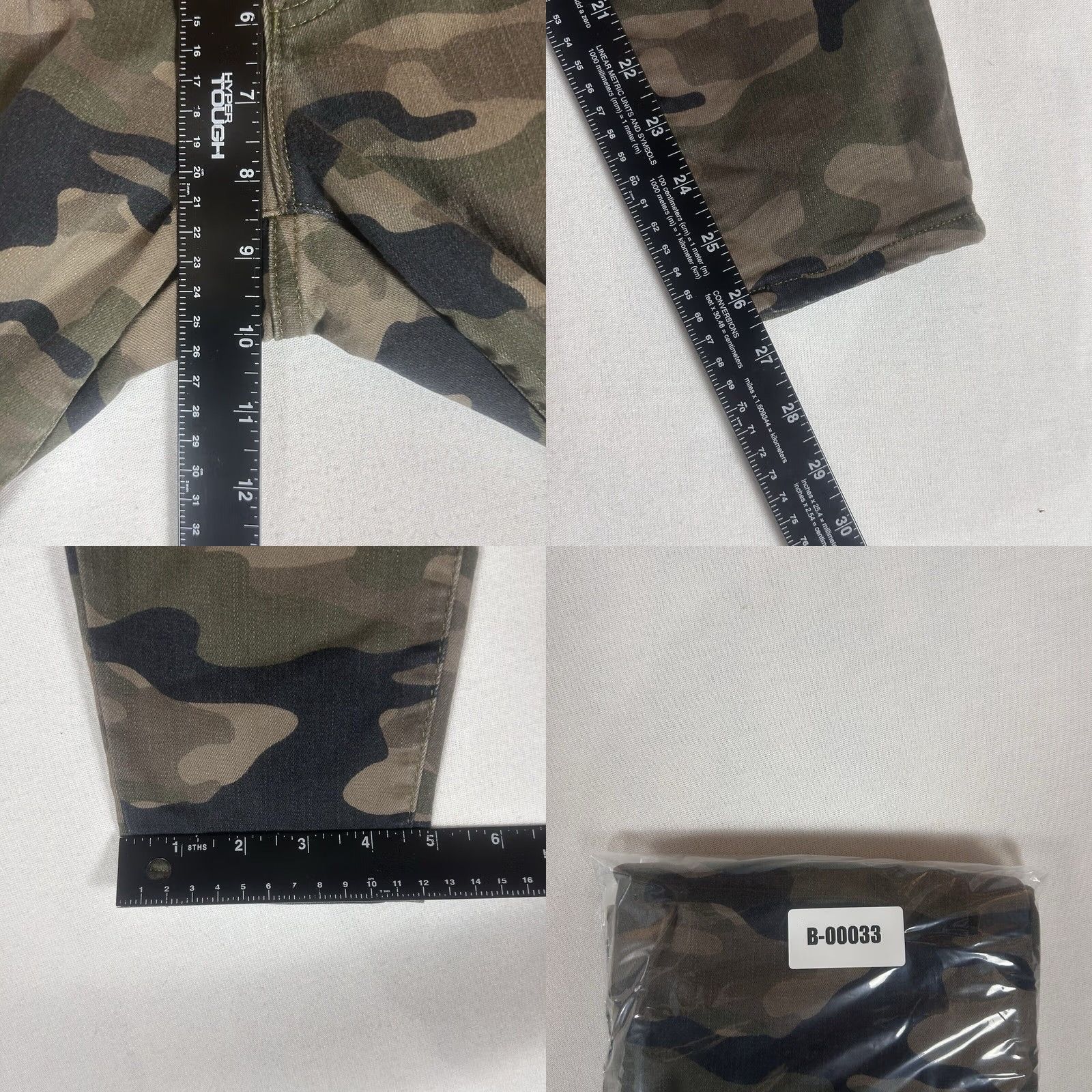 Gap Gap Green Camouflage Denim Leggings Womens 27 Skinny Ankle Camo Jeans Mid Rise Size 27" / US 4 / IT 40 - 8 Thumbnail