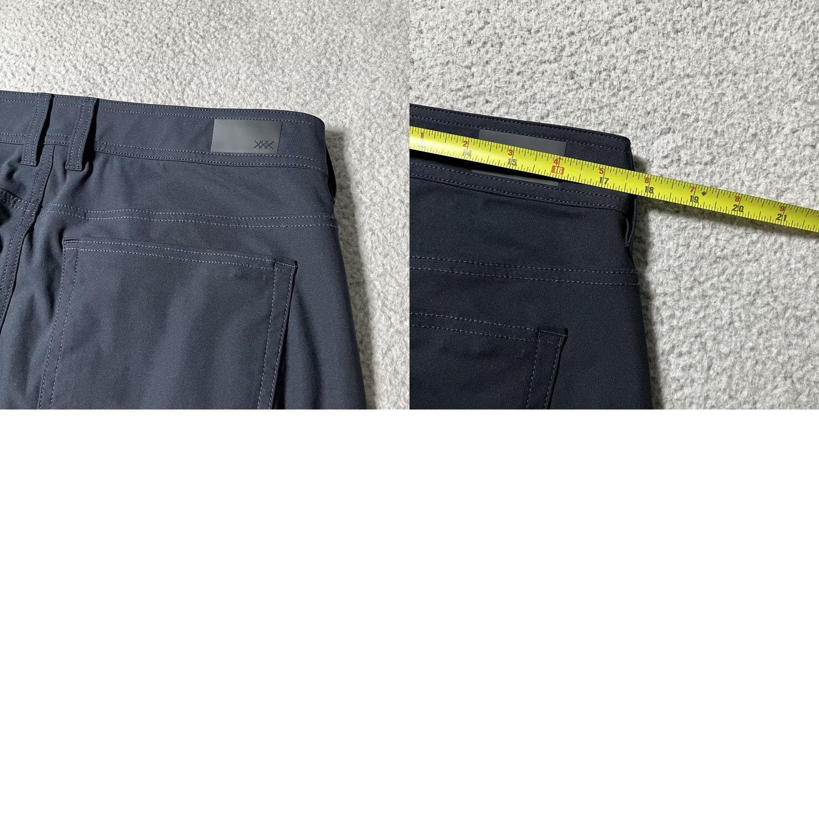 Rhone Rhone Mens 34 Blue Slim Straight Performance Stretch Golf Chino Pants Size US 34 / EU 50 - 9 Thumbnail