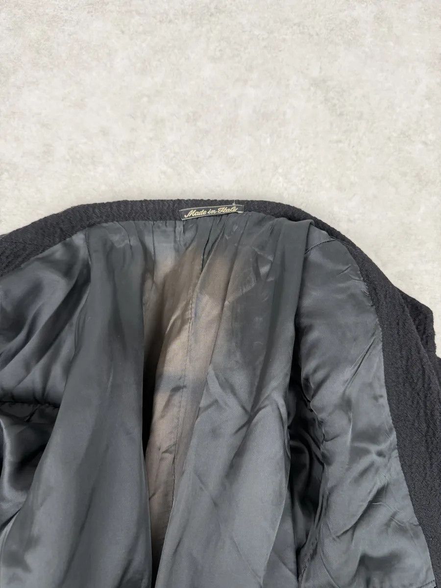 Emporio Armani 1990s Emporio Armani Black Pleats Blazer Jacket Size US S / EU 44-46 / 1 - 9 Thumbnail