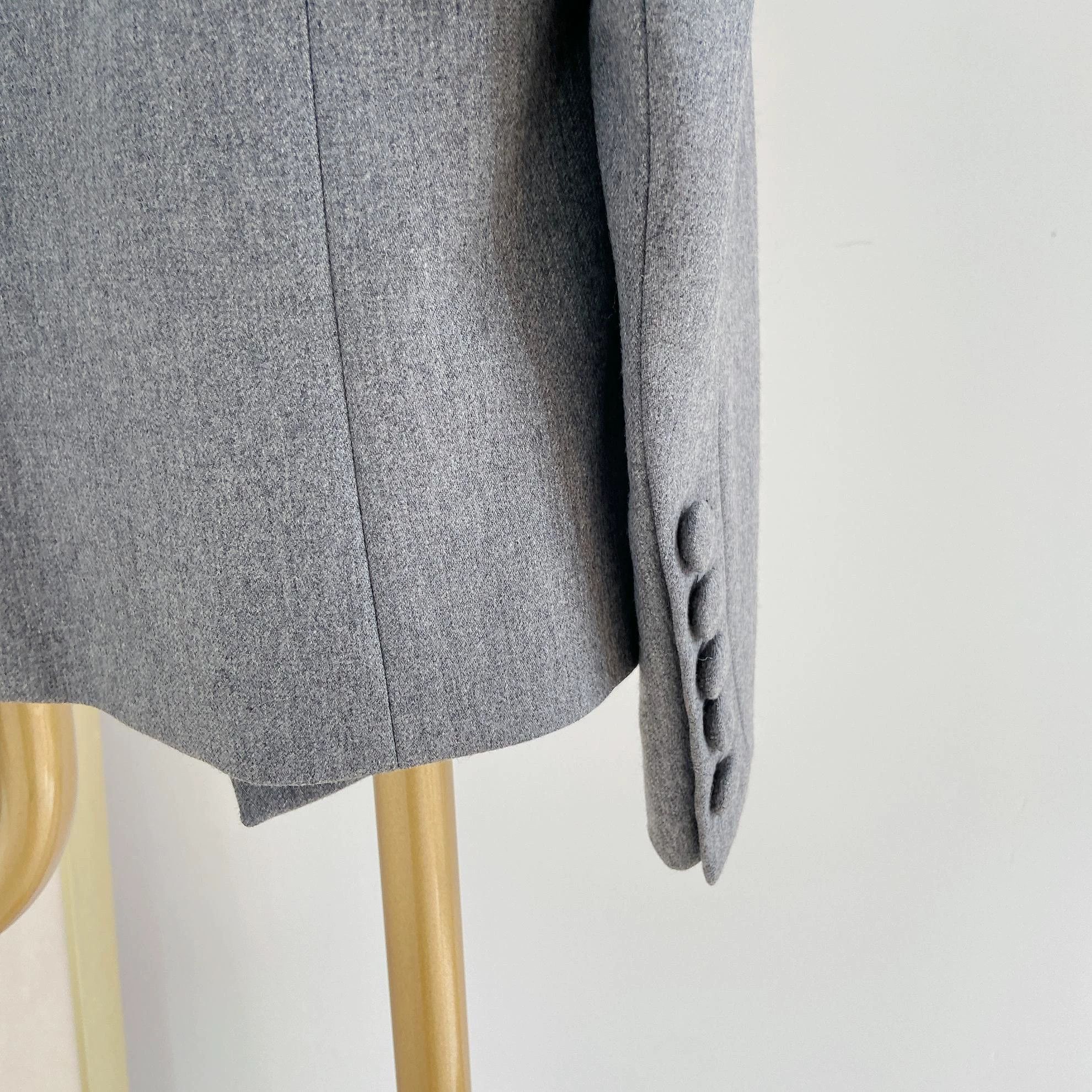 Balmain Balmain Gray Shoulder Pads 40 Tag Jacket Size S / US 4 / IT 40 - 5 Thumbnail