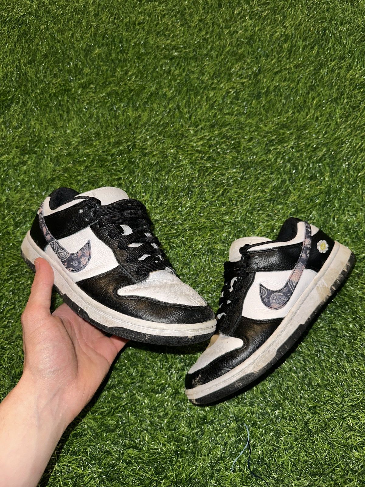 Nike Nike dunk low black paisley women shoes size 7.5 Size US 7.5 / IT 37.5 - 1 Thumbnail