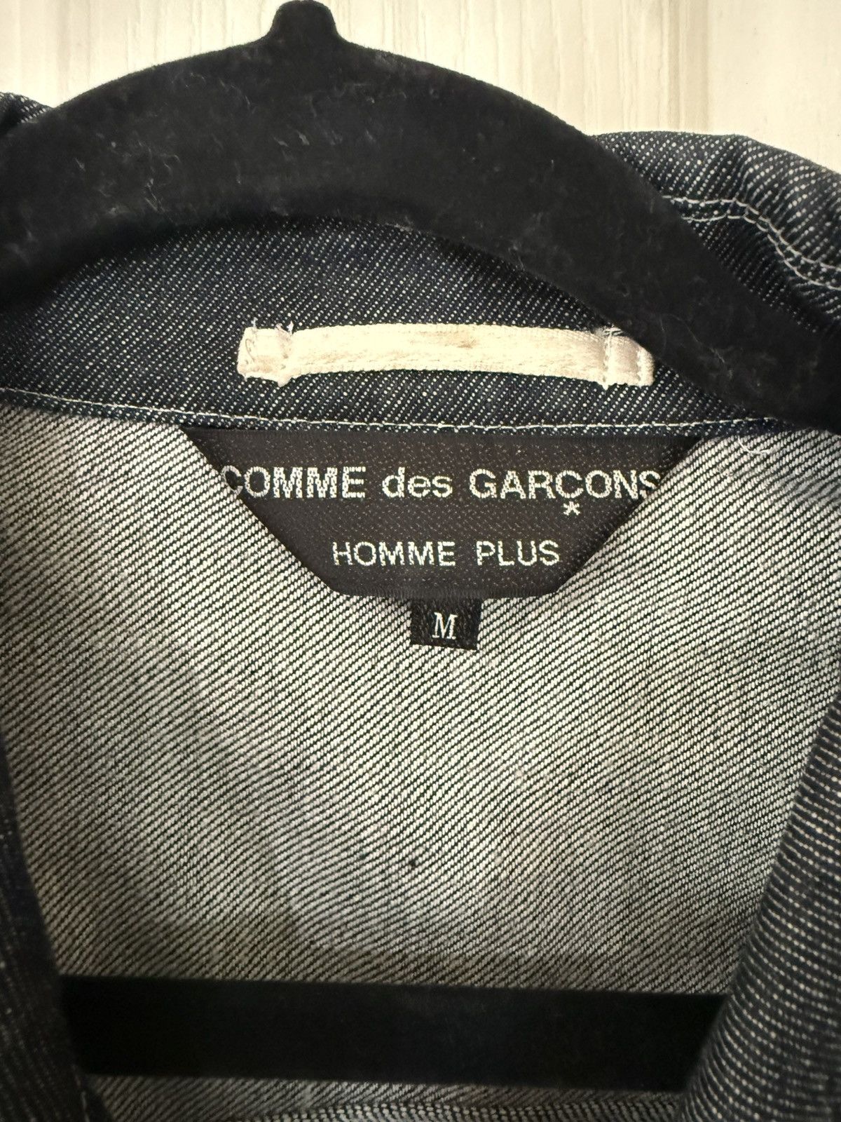 Comme des Garcons Homme Plus Comme des Garçons Homme Plus SS02 Runway Denim Khaki Jacket Size US M / EU 48-50 / 2 - 2 Thumbnail