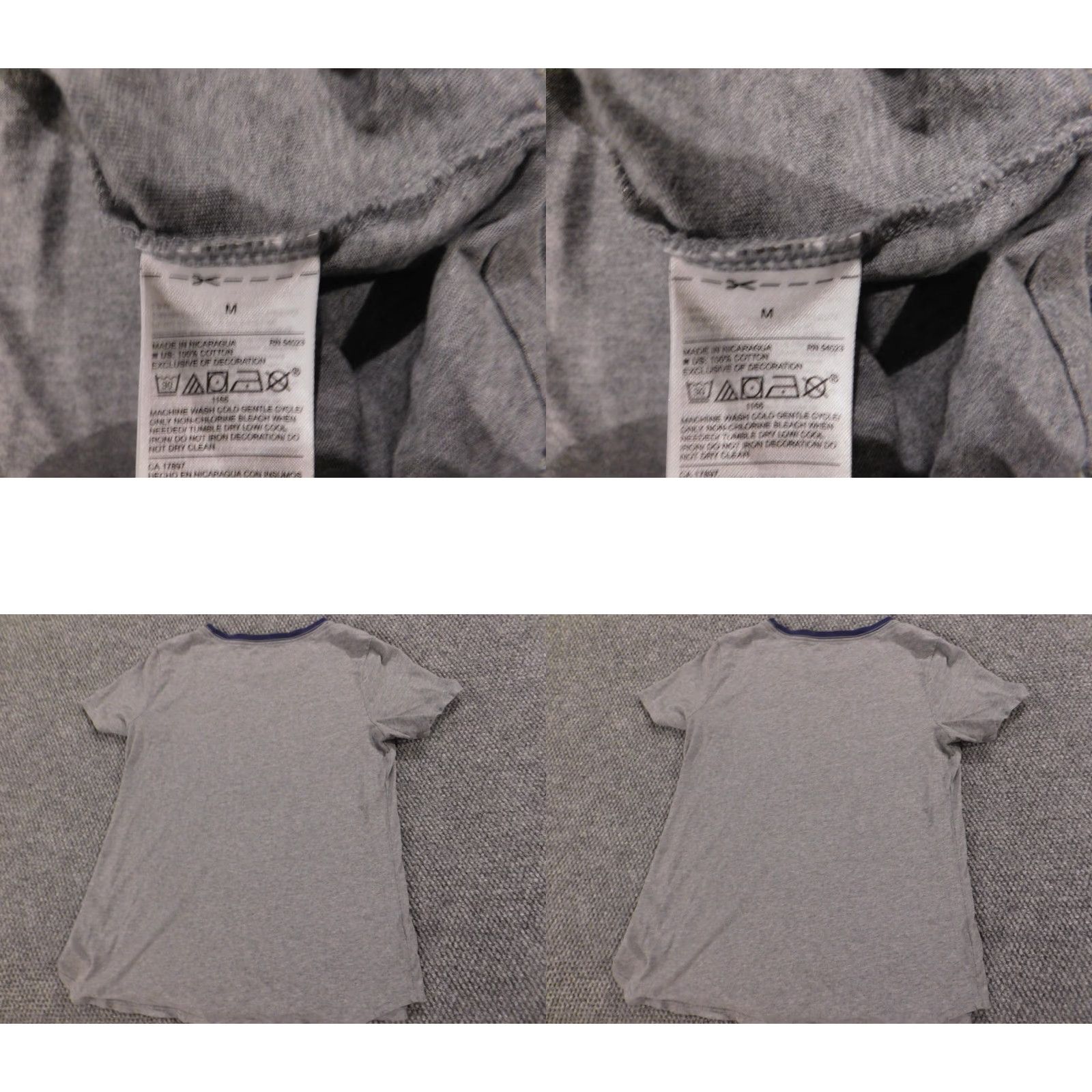 Old Navy Old Navy Womens Blouse M Gray Short Sleeve Round Neck Pullover Cotton Stretch Casual Regular Womens Size M / US 6-8 / IT 42-44 - 8 Thumbnail