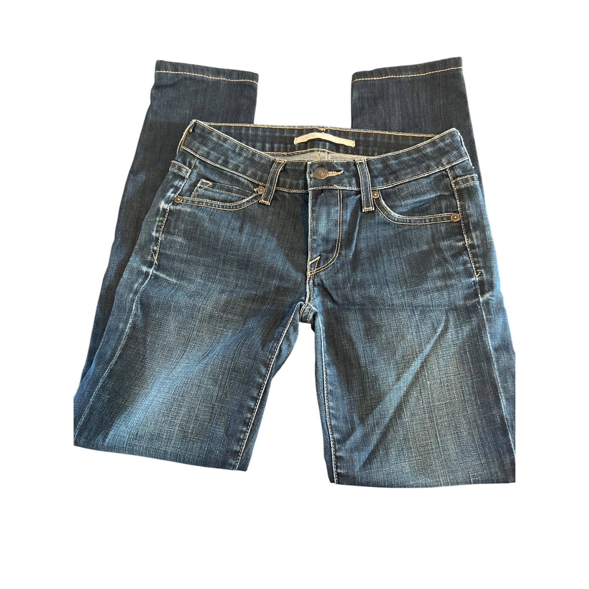 Vince Vince Skinny Blue Denim Jeans Adelaide Wash Size 24 Size 24" / US 00 / IT 34 - 1 Thumbnail