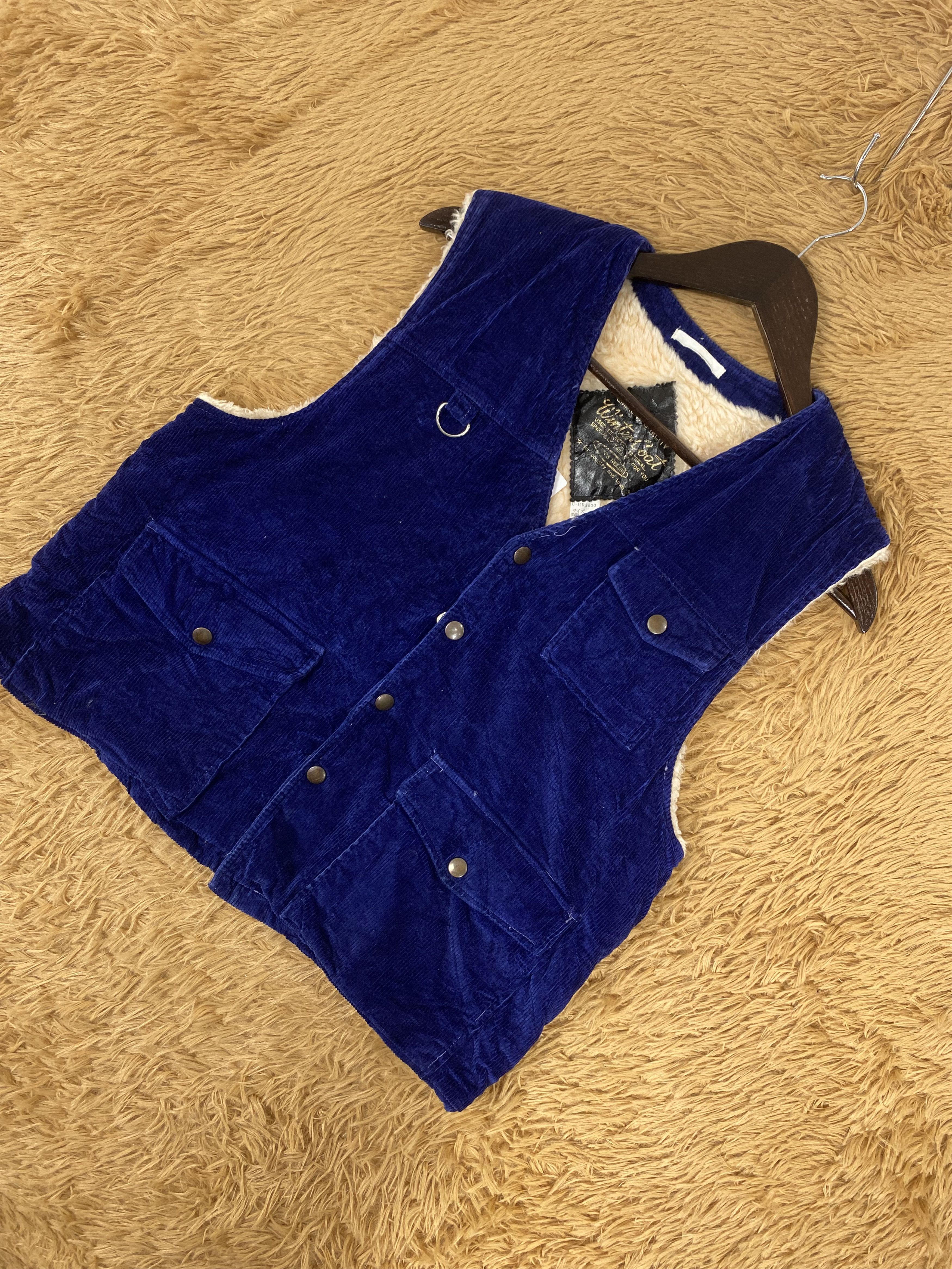 Japanese Brand Vintage Winter Coat Fleece Lining Vest Size US L / EU 52-54 / 3 - 2 Thumbnail