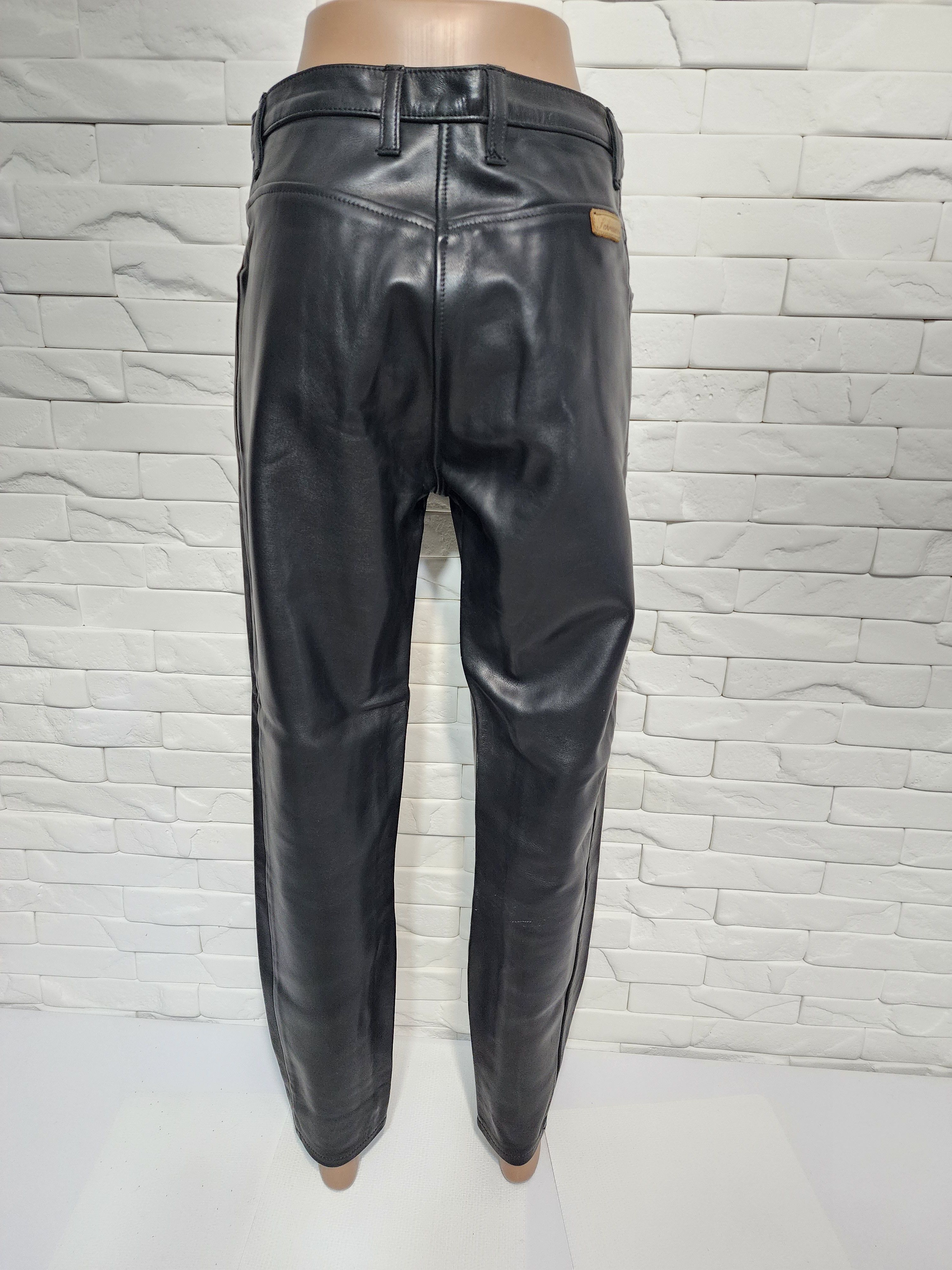 Genuine Leather Men's leather pants. Size US 30 / EU 46 - 5 Thumbnail