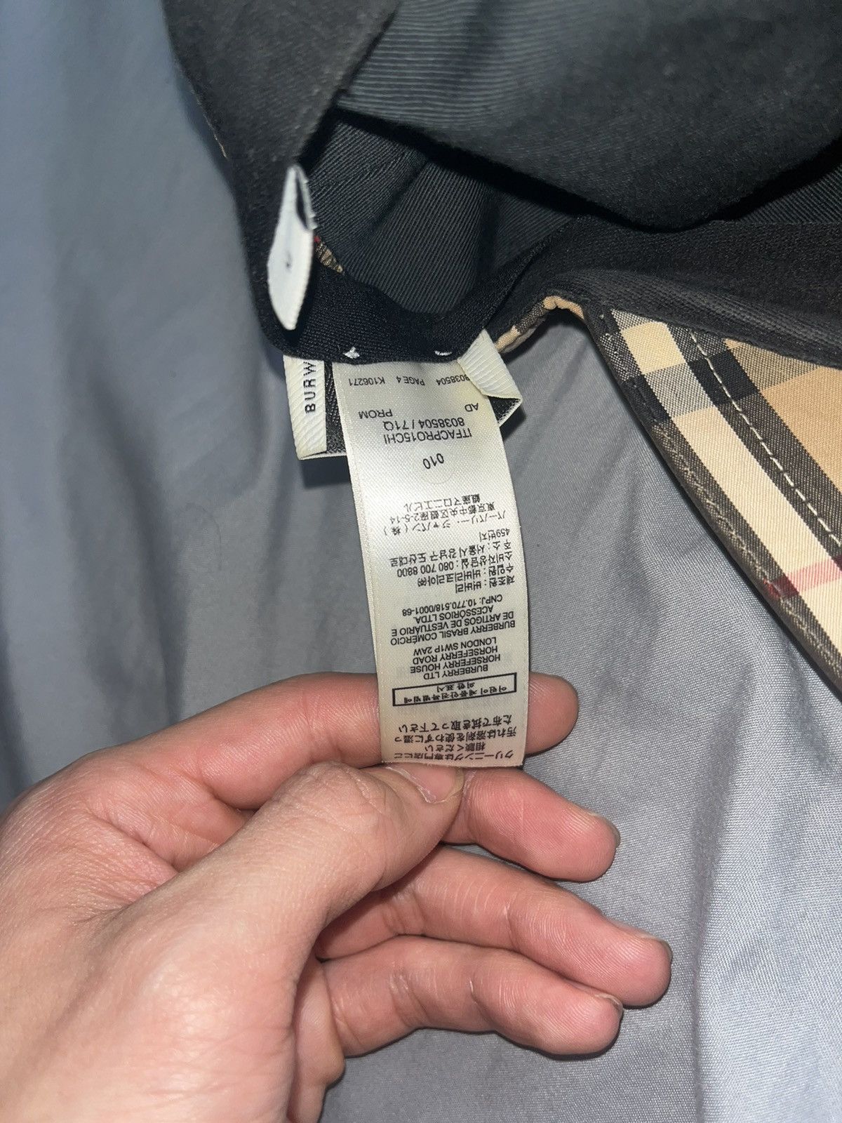 Burberry BURBERRY MENS HAT Size ONE SIZE - 6 Thumbnail