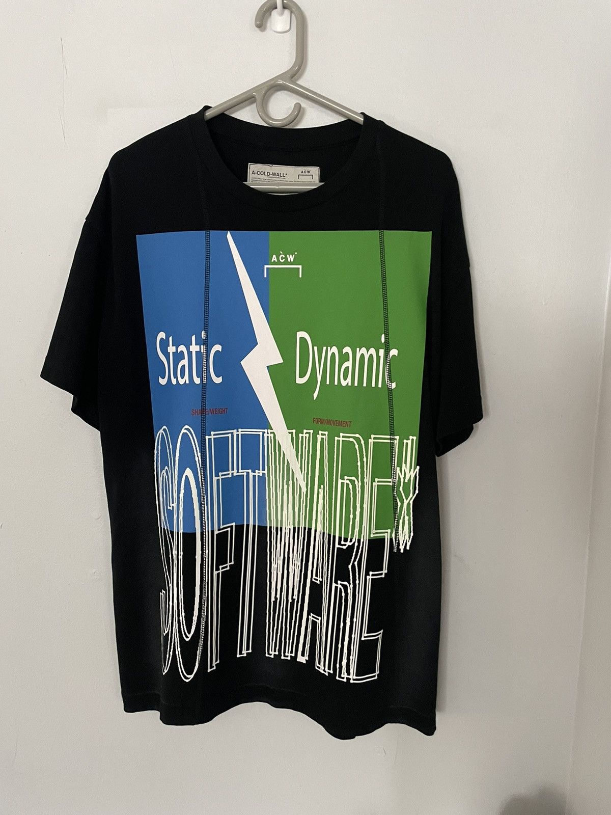 image of A Cold Wall Software T in Black, Men's (Size Large)