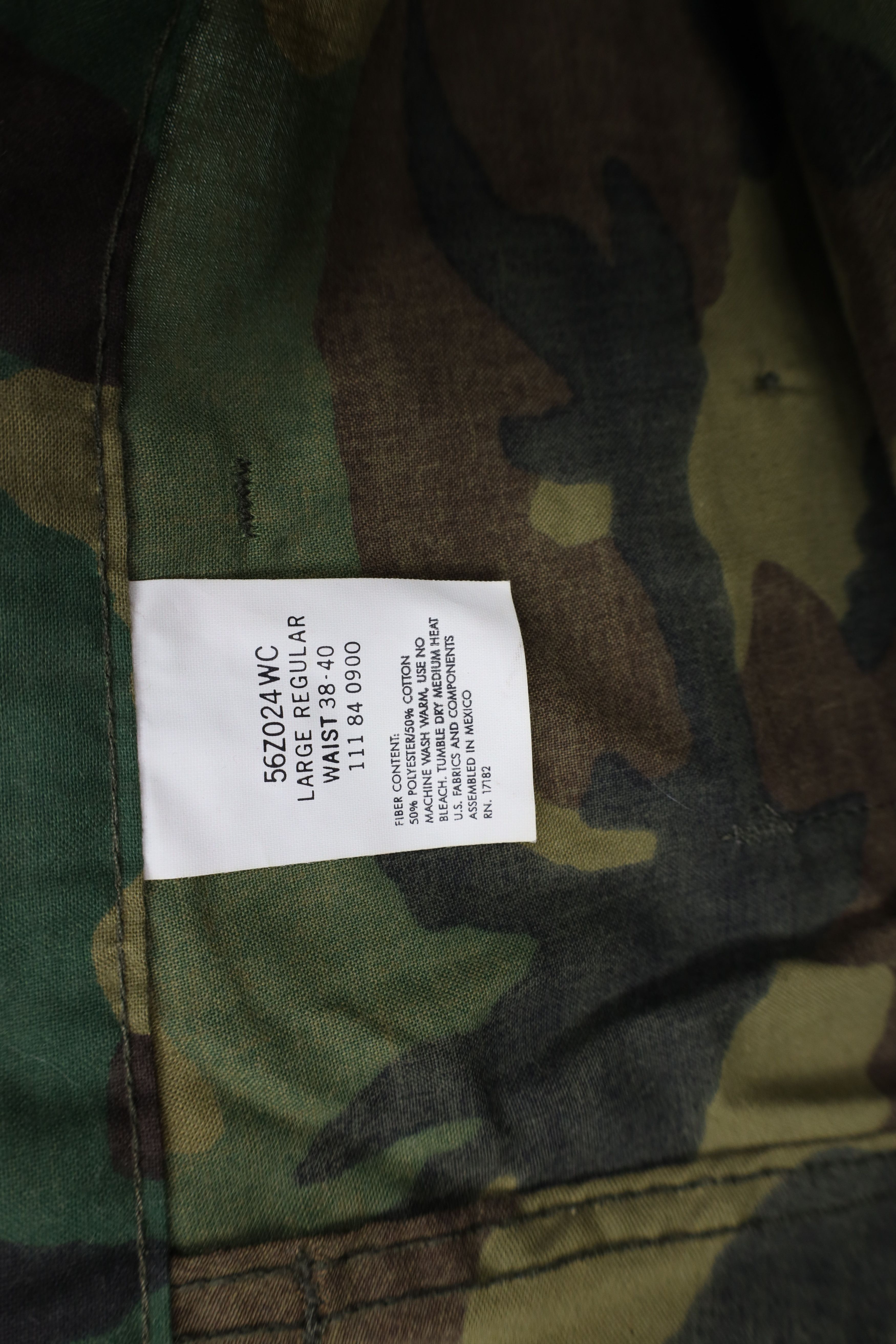 Walls Vintage 80s Walls Faded Camouflage Wide Leg Utility Pants Size US 36 / EU 52 - 7 Thumbnail