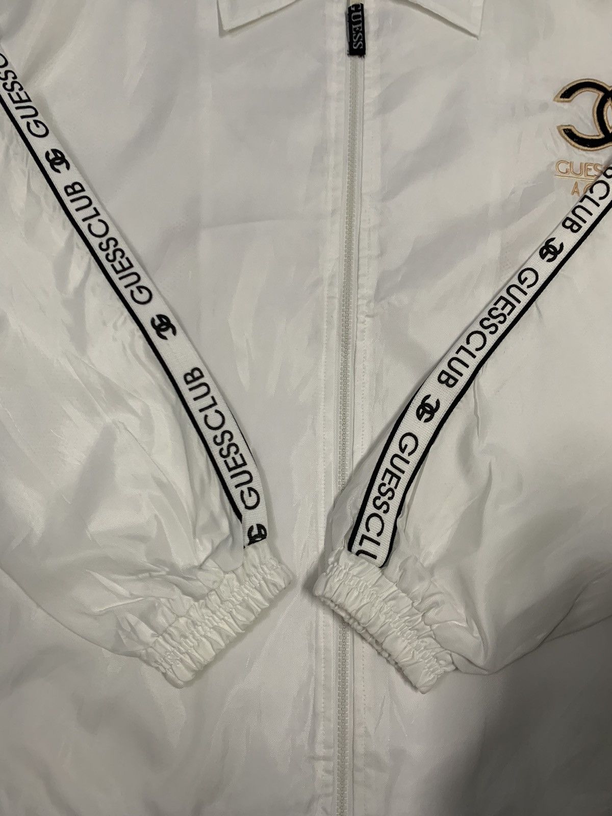 Guess Vintage Guess Club Big Logo Embroidered Jacket like Chanel Size US XL / EU 56 / 4 - 10 Thumbnail