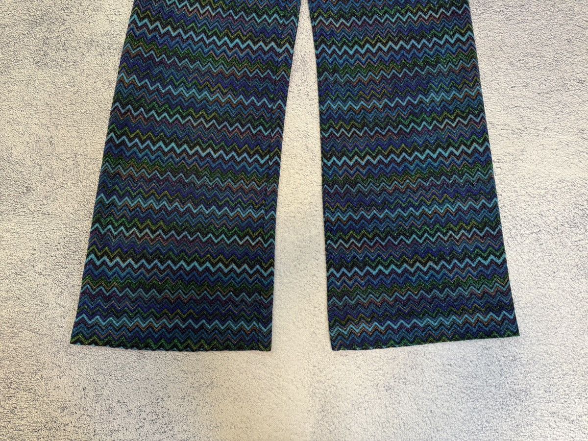 Missoni MISSONI Chevron ZigZag Knit 2-Piece Set Top & Wide Leg Pants Size 30" / US 8 / IT 44 - 18 Thumbnail