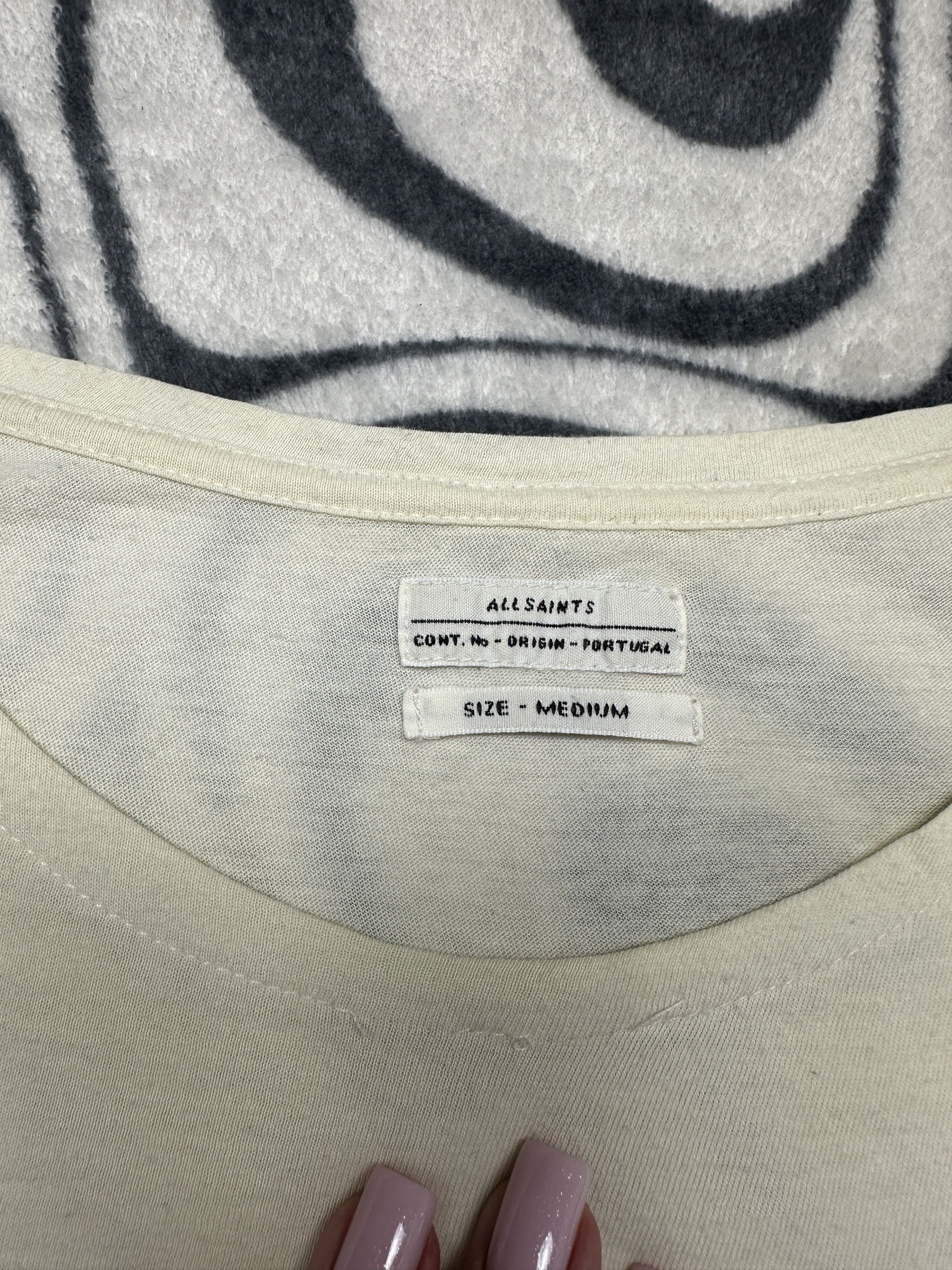 Allsaints AllSaints Mens Sigma T-Shirt Tee Size US M / EU 48-50 / 2 - 3 Thumbnail