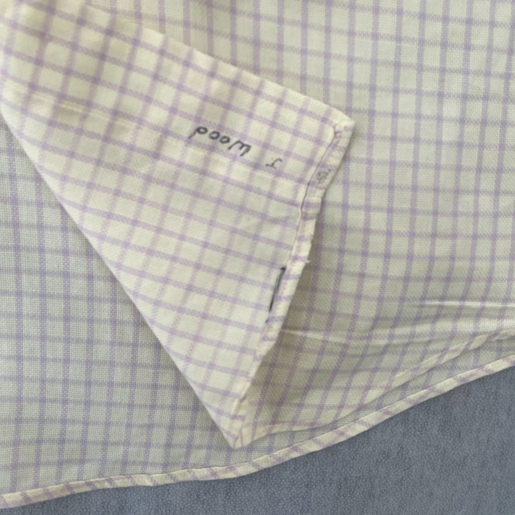 Canali VINTAGE Canali Shirt Adult 15.75/40 Yellow Lavender Check Button-Up Long Sleeve Mens Size US L / EU 52-54 / 3 - 5 Thumbnail