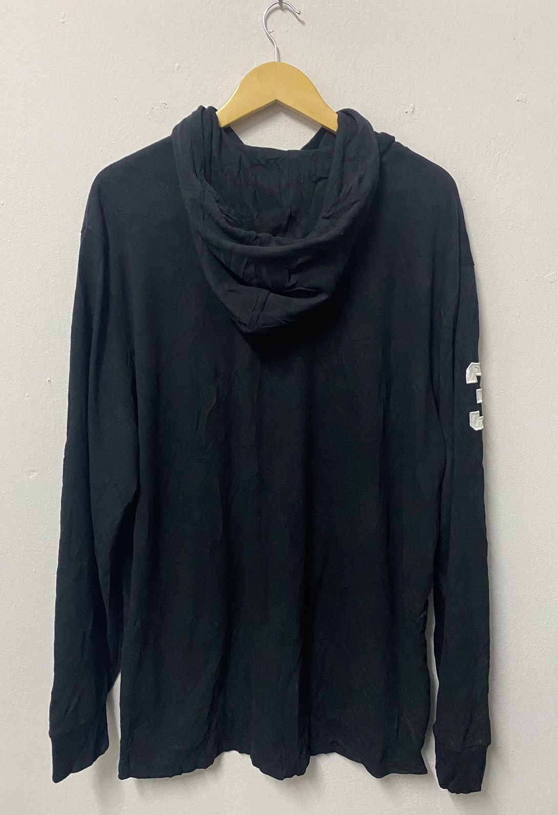 Polo Ralph Lauren Polo Ralph Lauren Big Pony Hoodie Long Sleeve Henley Black Size US XL / EU 56 / 4 - 2 Thumbnail