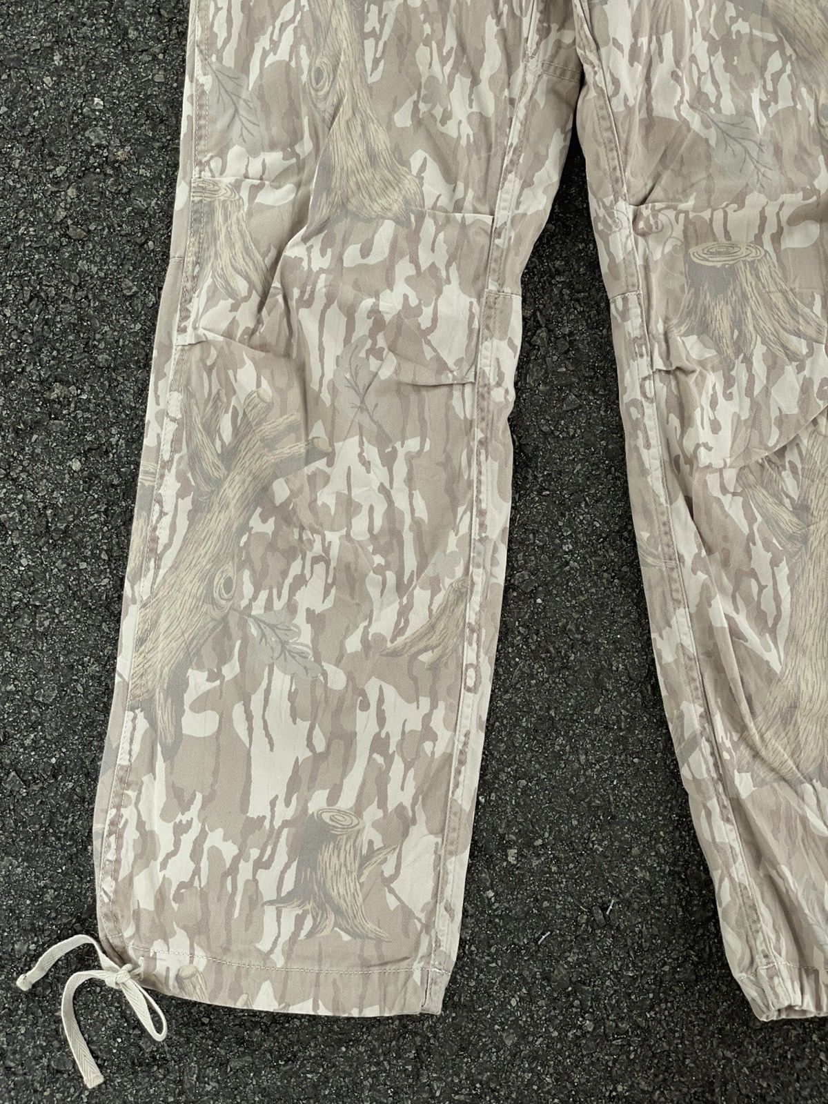 Wood Pattern Loose Pant
