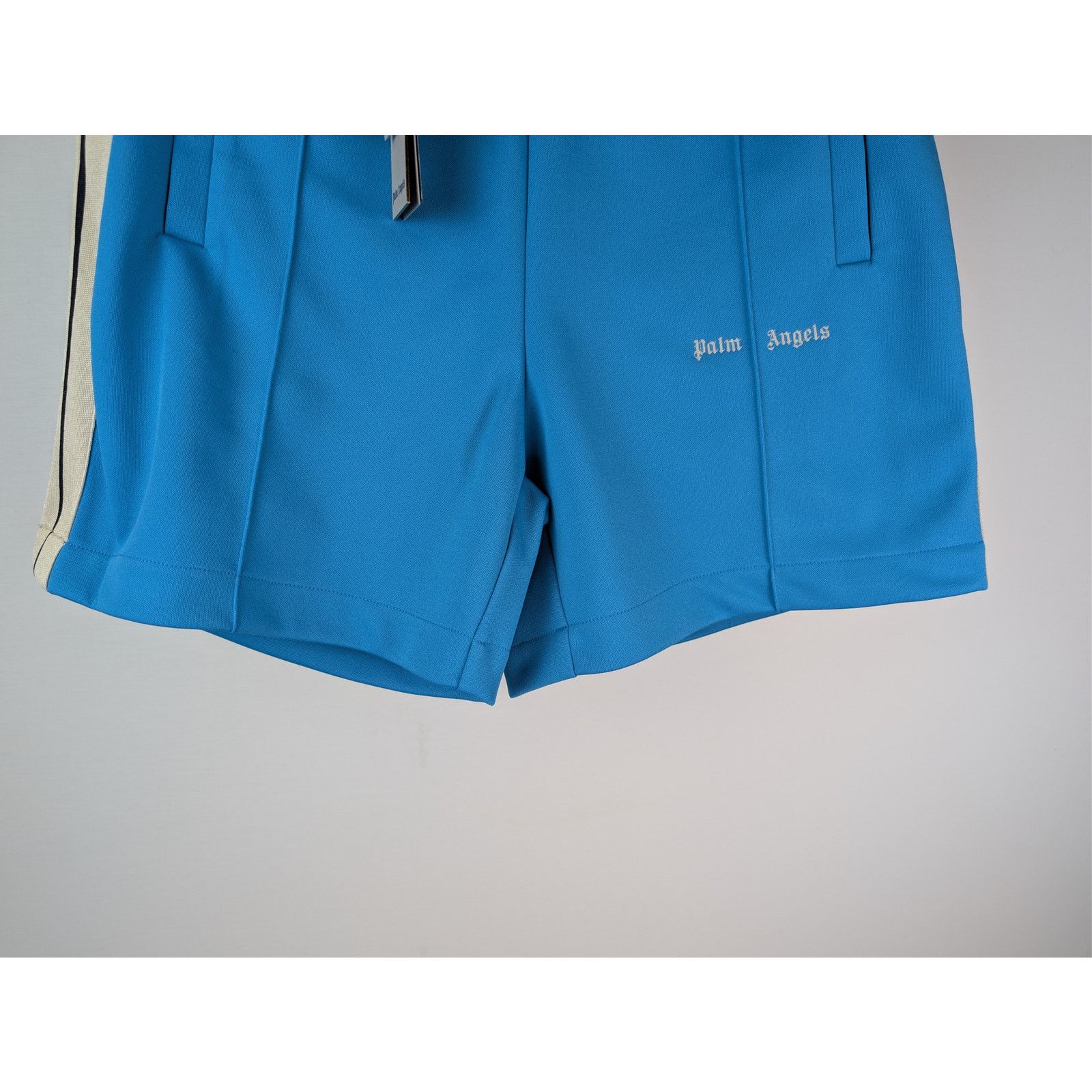 Palm Angels o1rshd1 Classic Logo Track Shorts in Light Blue / Off-White Size US 38 / EU 54 - 4 Thumbnail