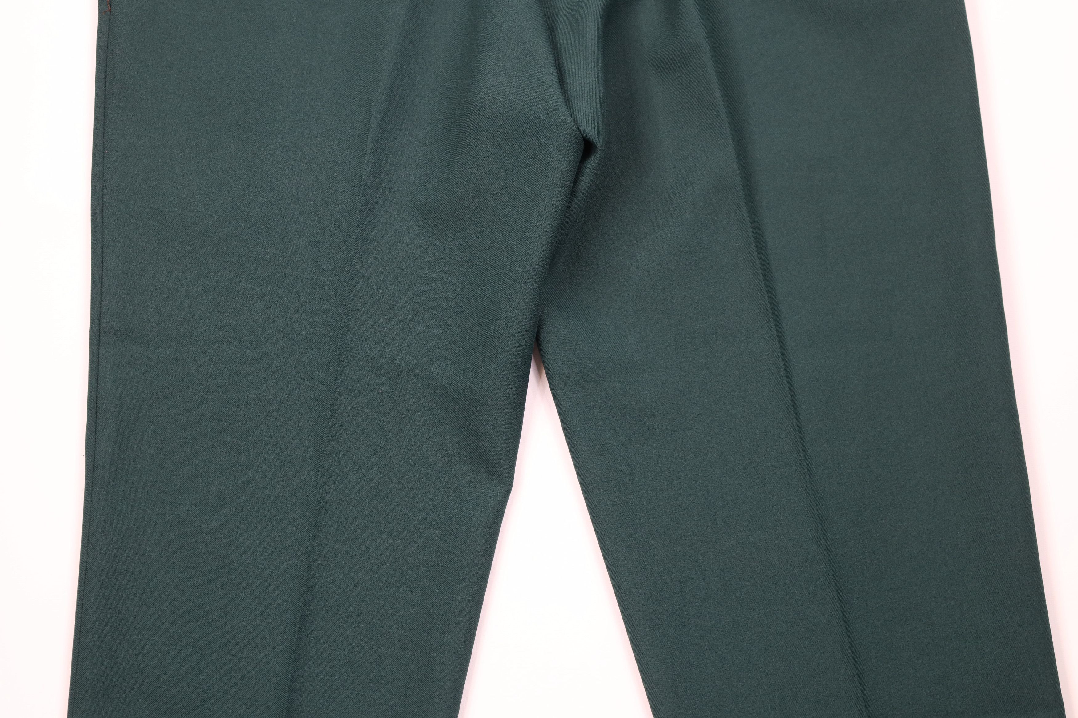 Levi's Vintage 70s 80s Levis Knit Wide Leg Chino Pants Green USA Size 40" / US 18 - 11 Thumbnail