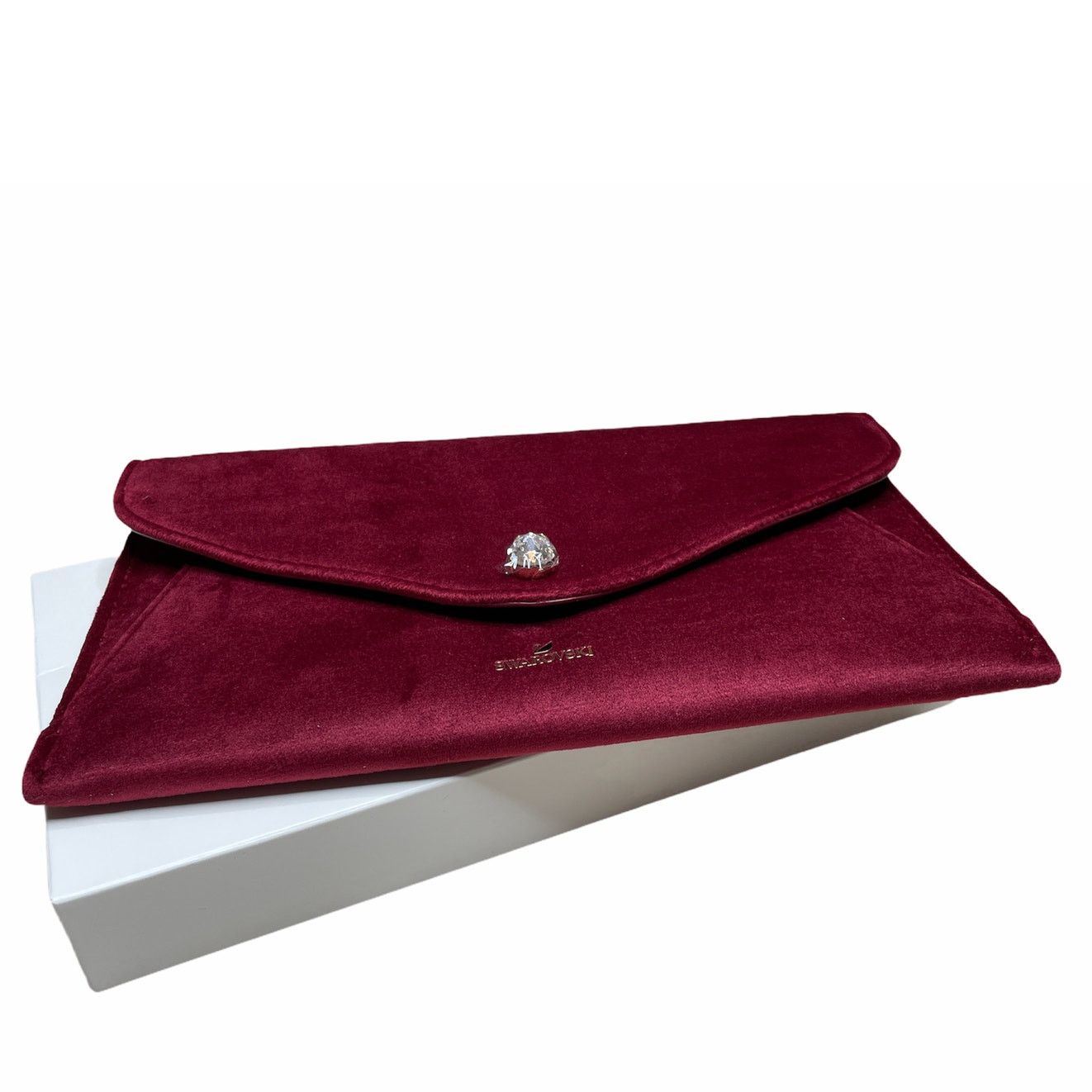 Swarovski Swarovski Sparkling Holiday Clutch Bag Burgundy. Clutch Bag Size ONE SIZE - 2 Thumbnail
