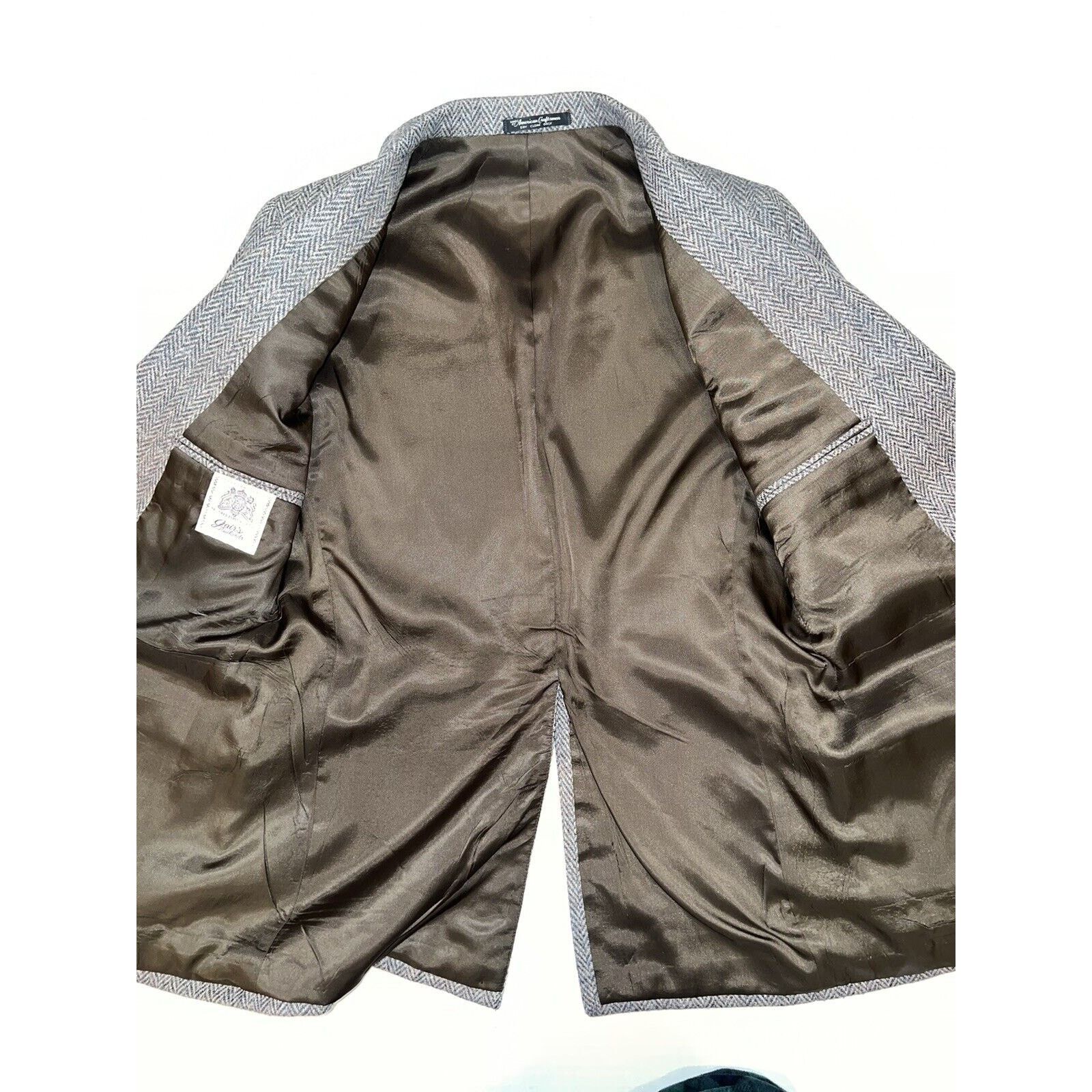 The Unbranded Brand Vintage Wool Blazer Made by American Craftsman For Gairs Size 34S - 5 Thumbnail