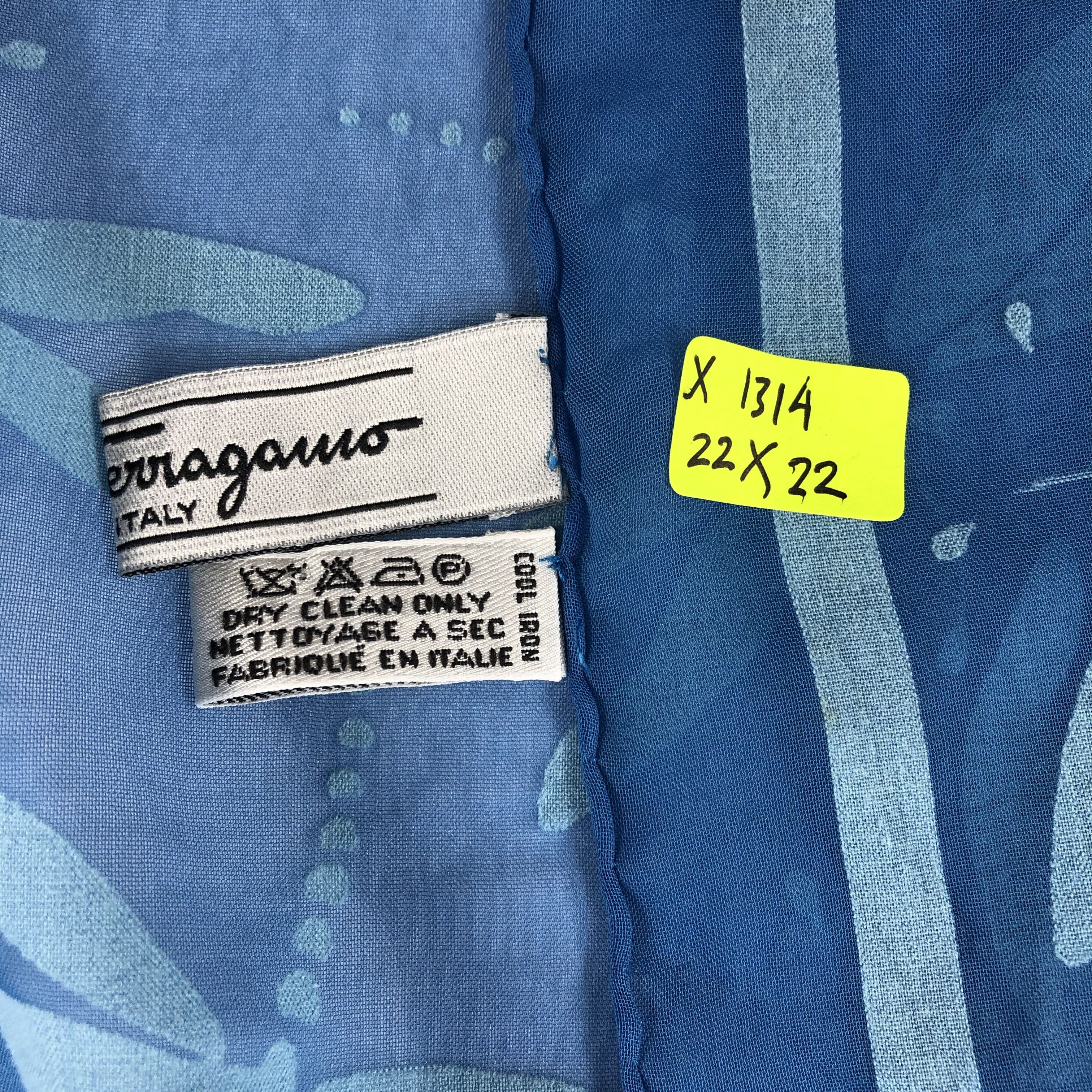 Vintage Vintage Salvatore Ferragamo Silk Scarf Size ONE SIZE - 6 Thumbnail