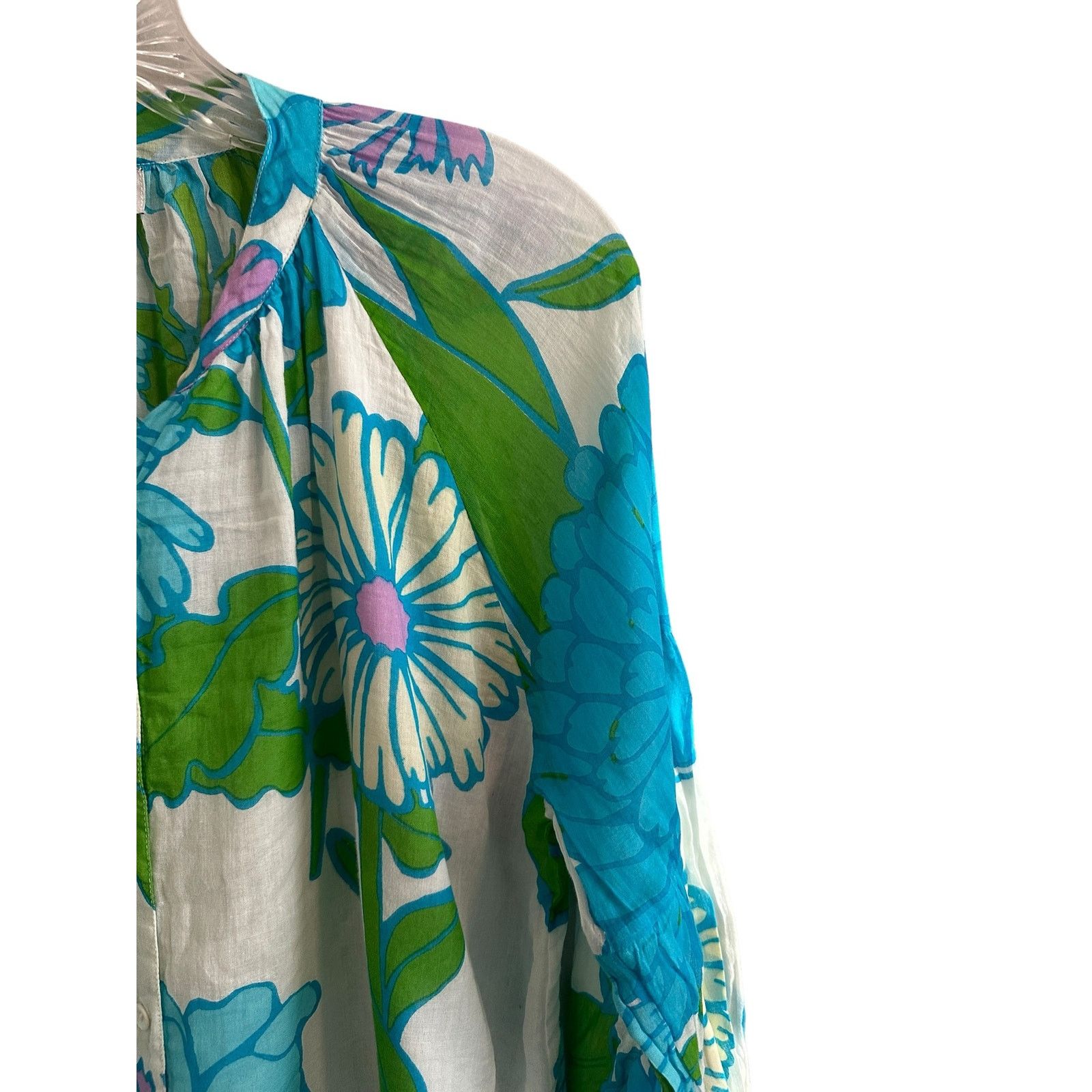 Other Olivia James Floral Long Sleeve V-Neck Button Up Blouse - S Size S / US 4 / IT 40 - 5 Thumbnail