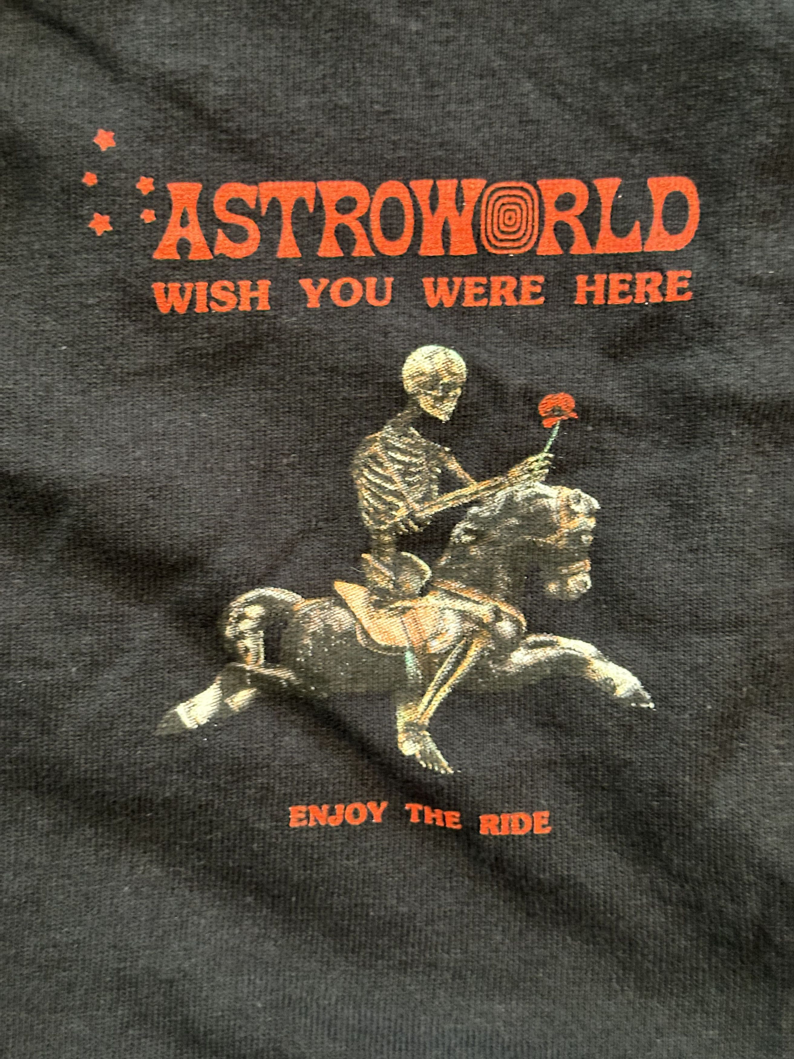 Travis Scott Travis Scott Astroworld Wish You Were Here Tee Black Size US L / EU 52-54 / 3 - 3 Thumbnail