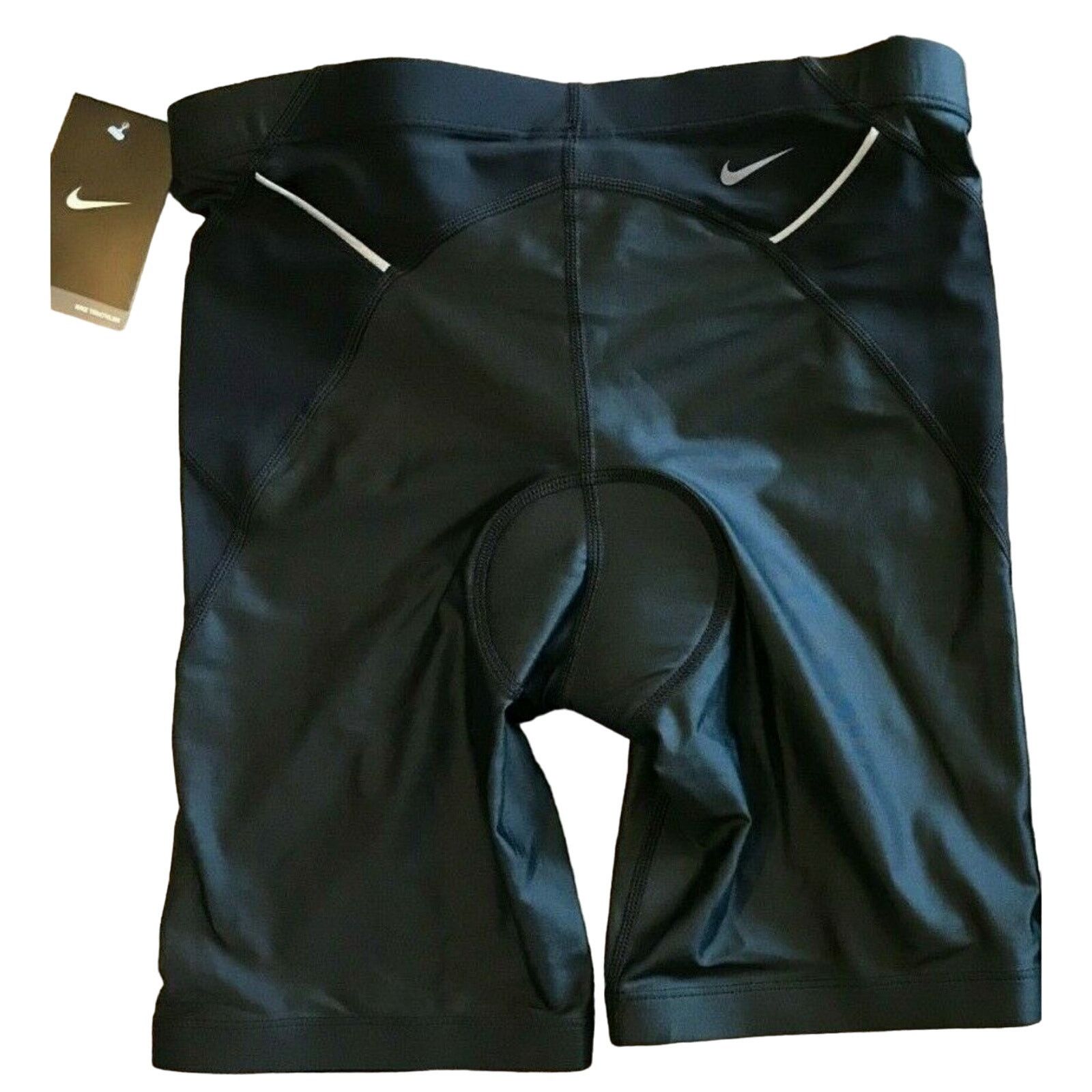 Nike Nike Triathlon Bike Tri Shorts Trunks Solid Black XS $80 Size 25" / US 0 / IT 36 - 3 Thumbnail