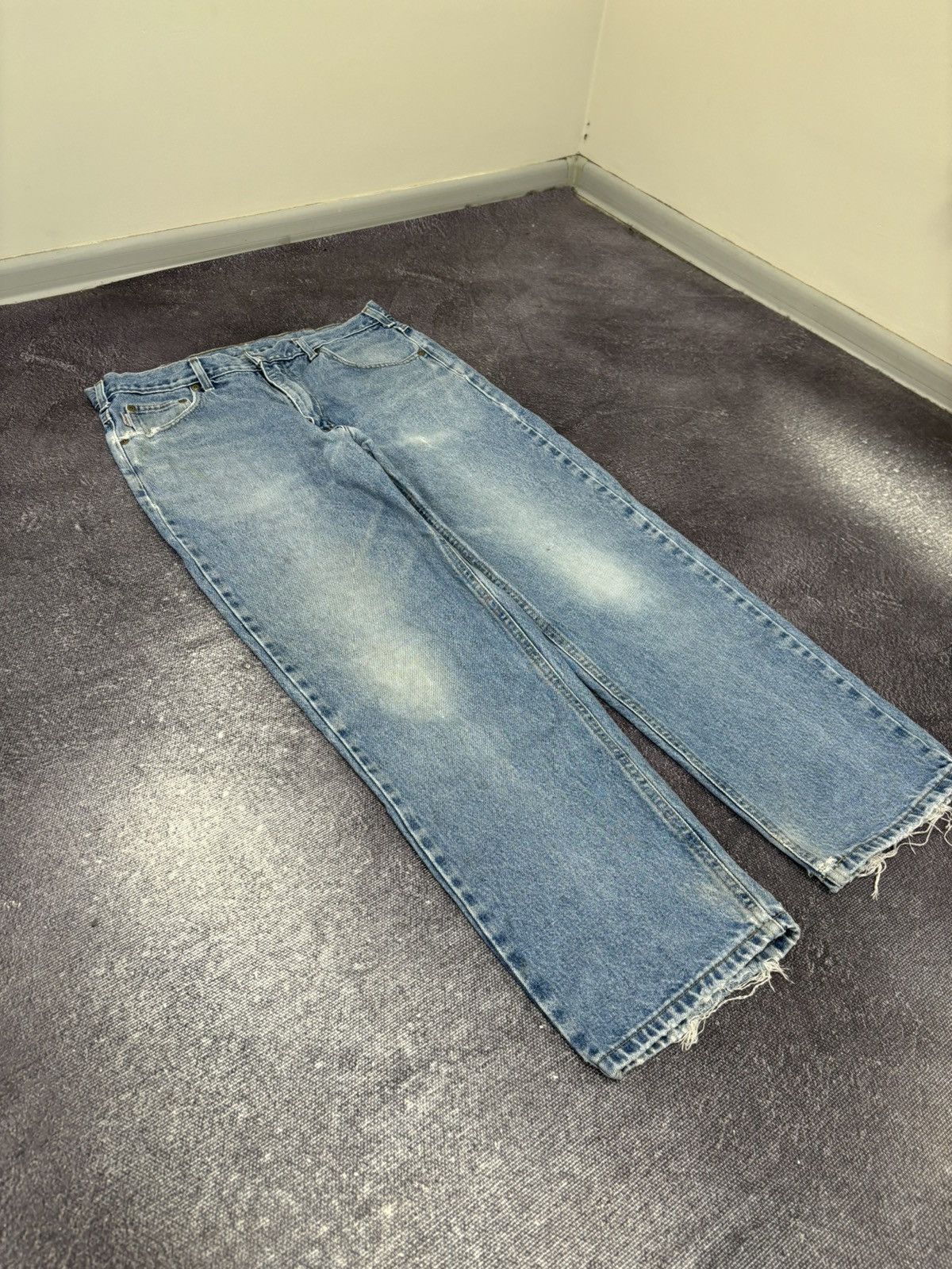 Carhartt Vintage 90s Carhartt USA Faded Washed Baggy Jeans Size US 36 / EU 52 - 3 Thumbnail