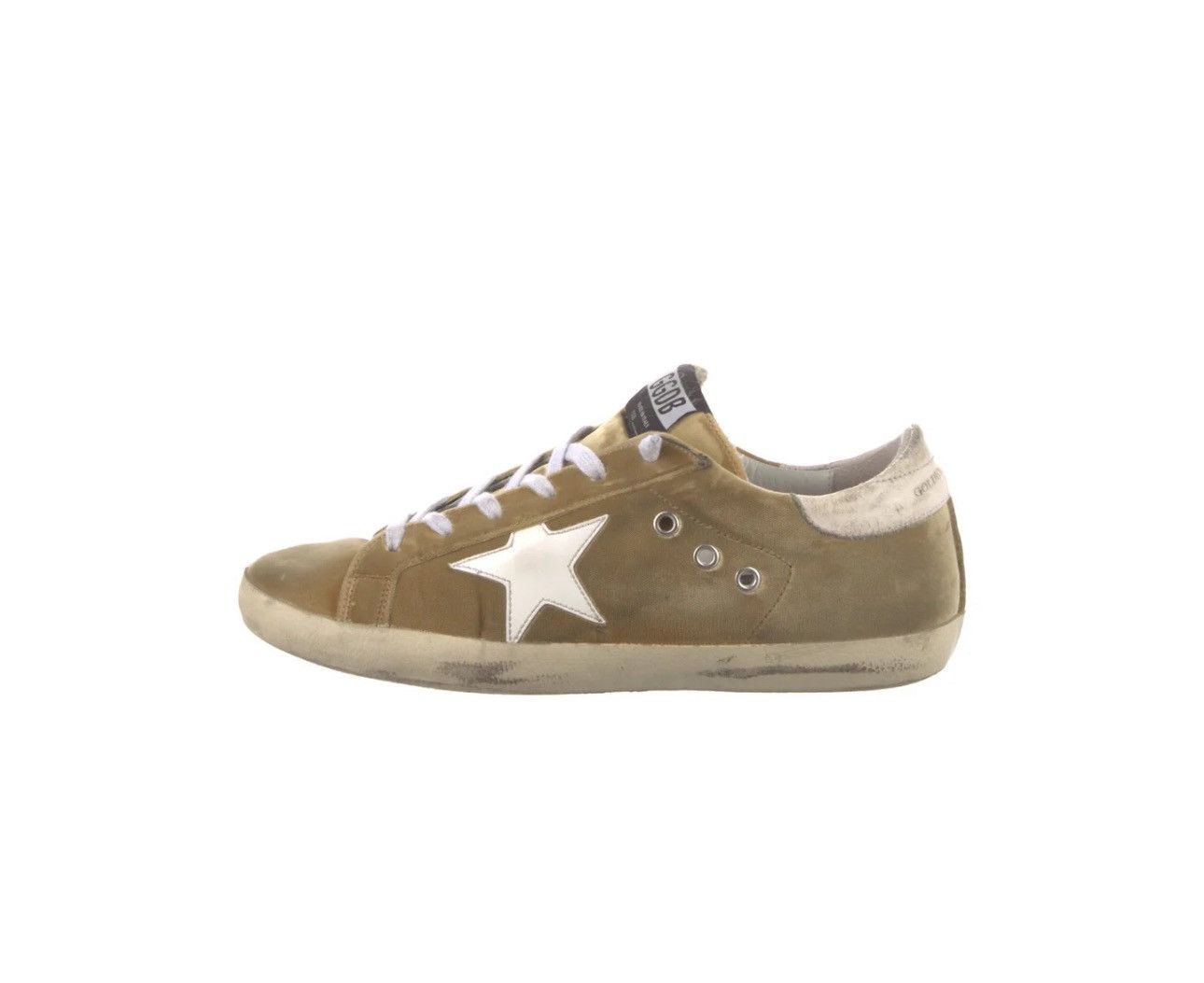 Golden Goose Golden Goose Deluxe Brand Gold Velvet Superstar Sneakes Size US 8.5 / IT 38.5 - 1 Thumbnail